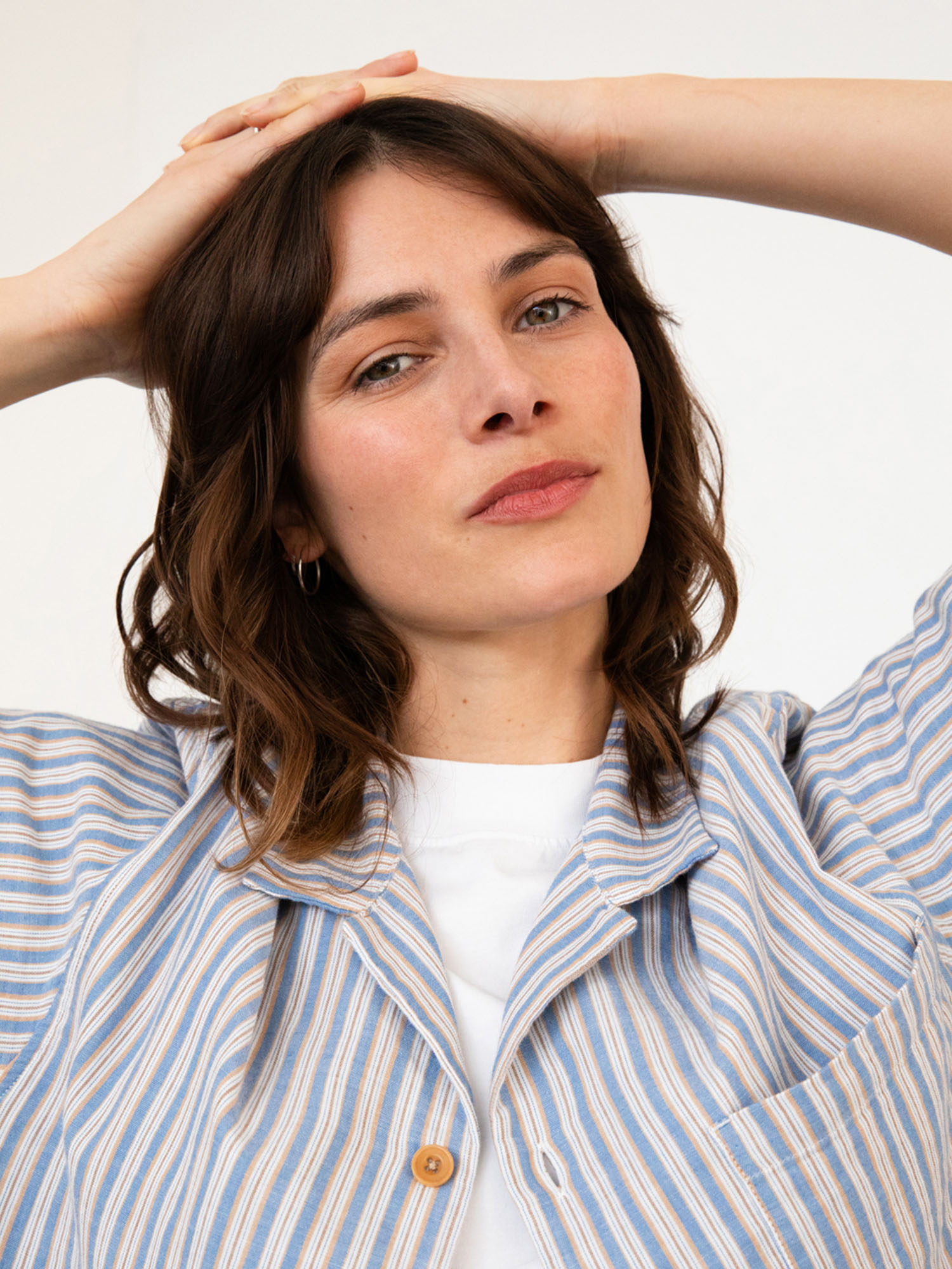 Rotholz Bowling Shirt Multi Stripe XS