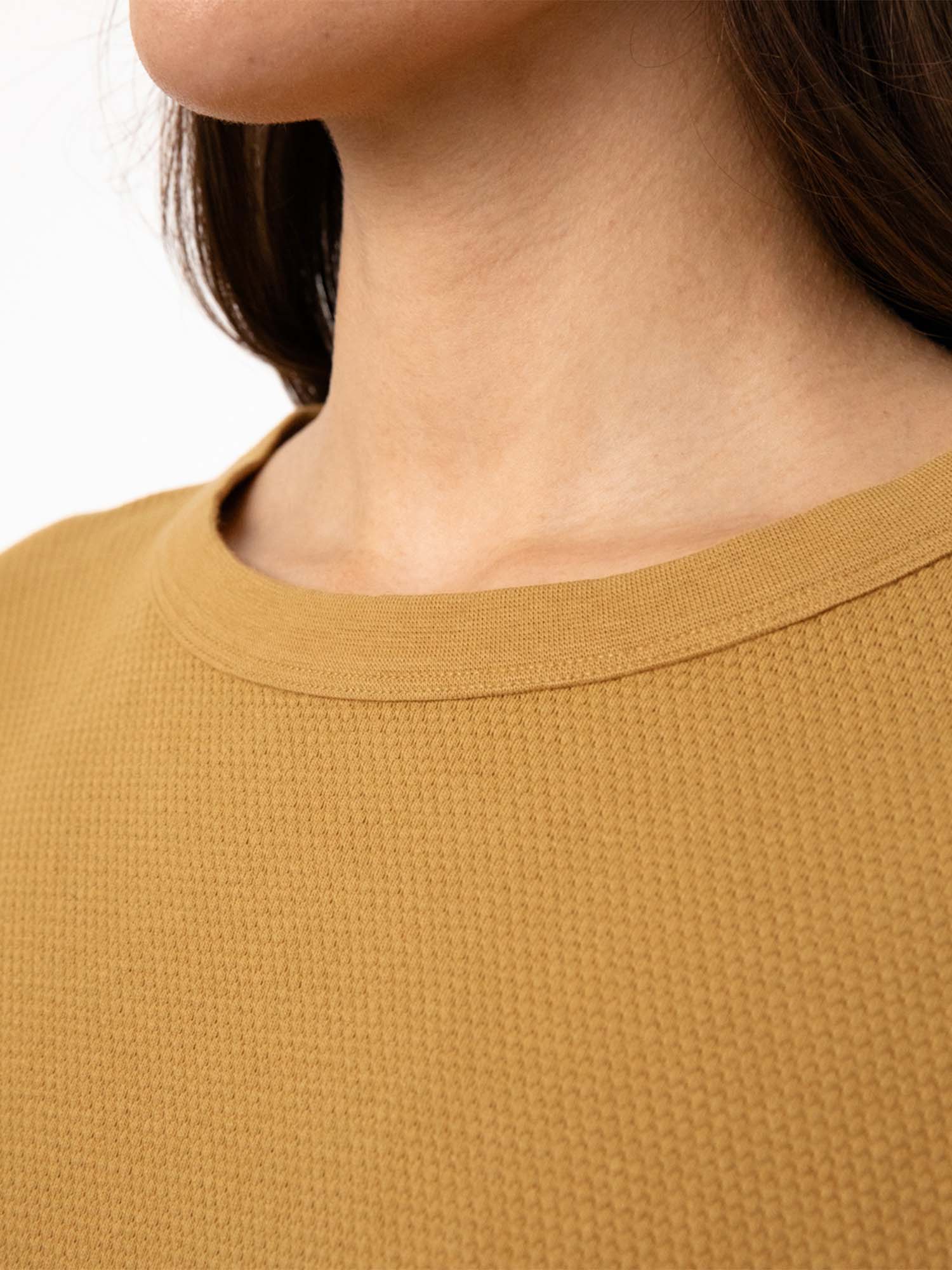 Rotholz Waffel T-Shirt Mustard Yellow M