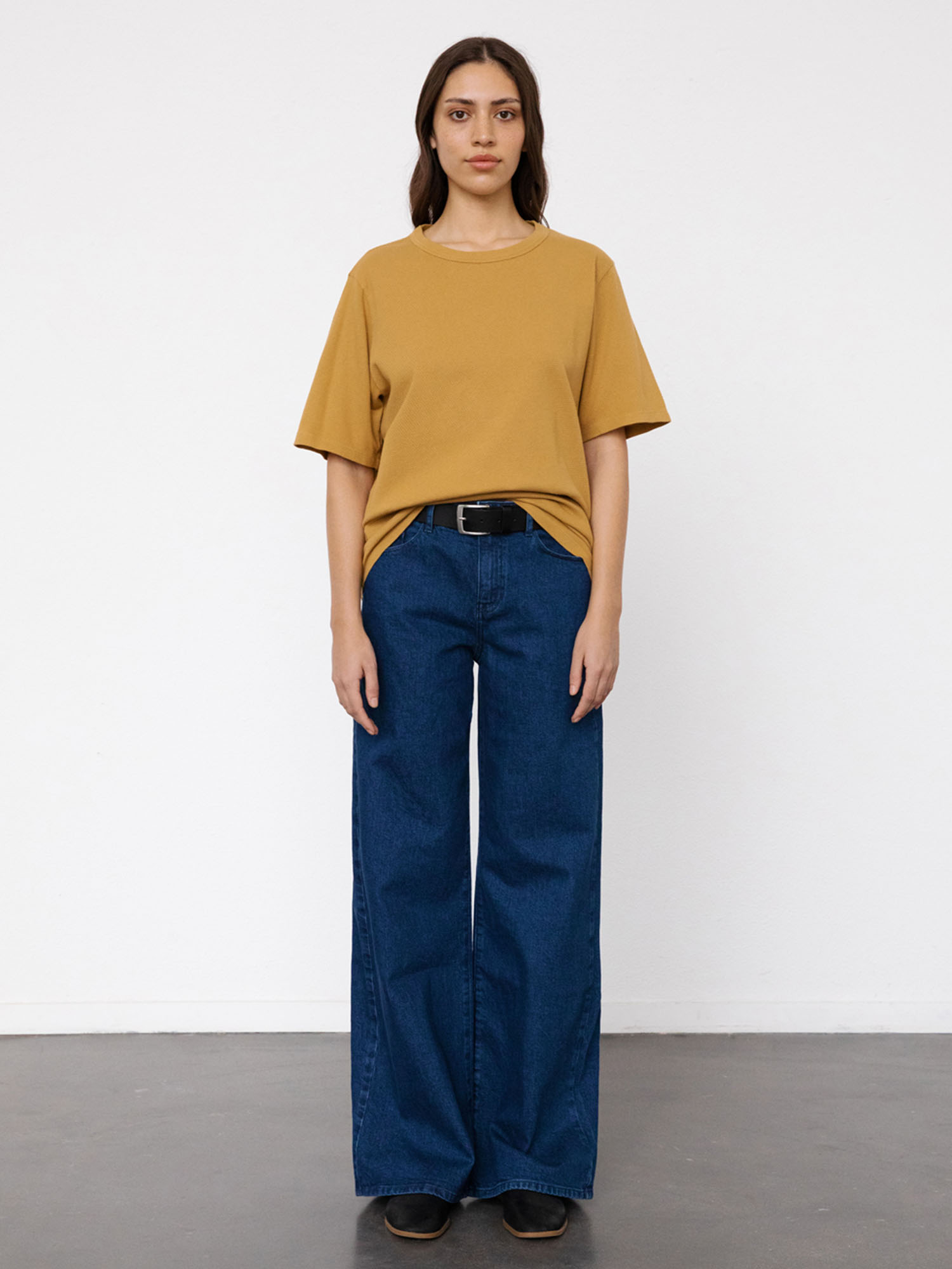 Rotholz Waffel T-Shirt Mustard Yellow M