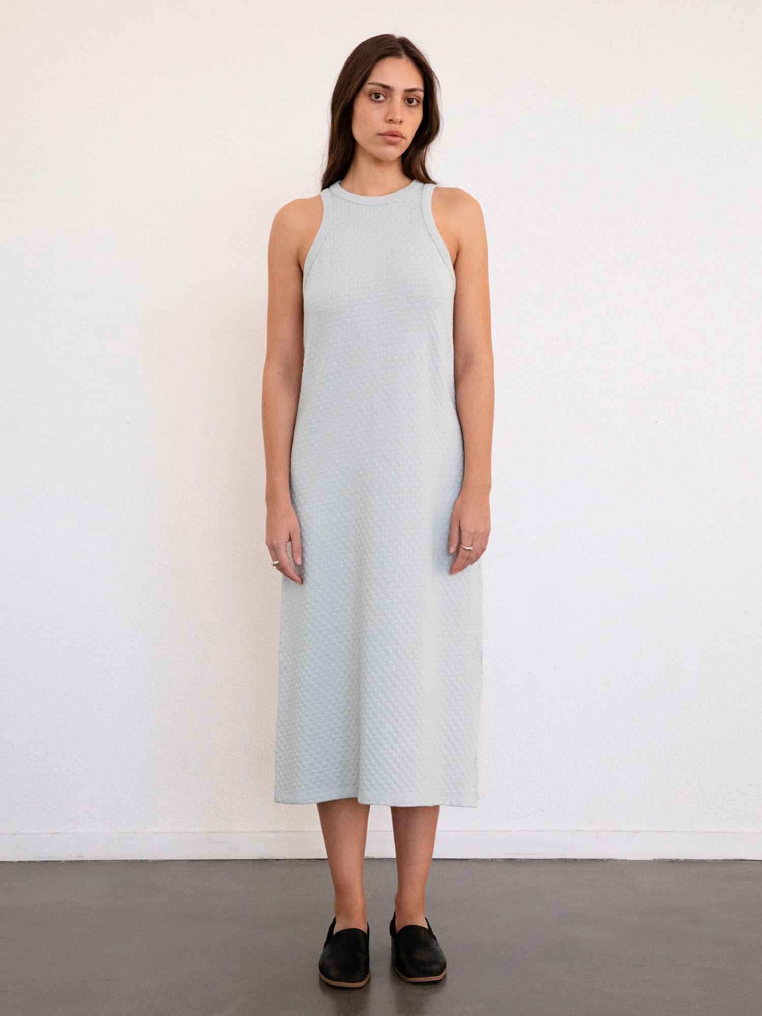 Rotholz Knit Summer Dress Moonlight Grey L