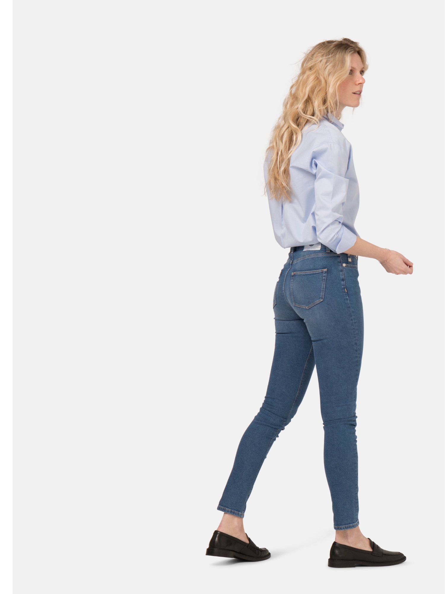 MUD Jeans Skinny Hazen Pure Blue 28/32