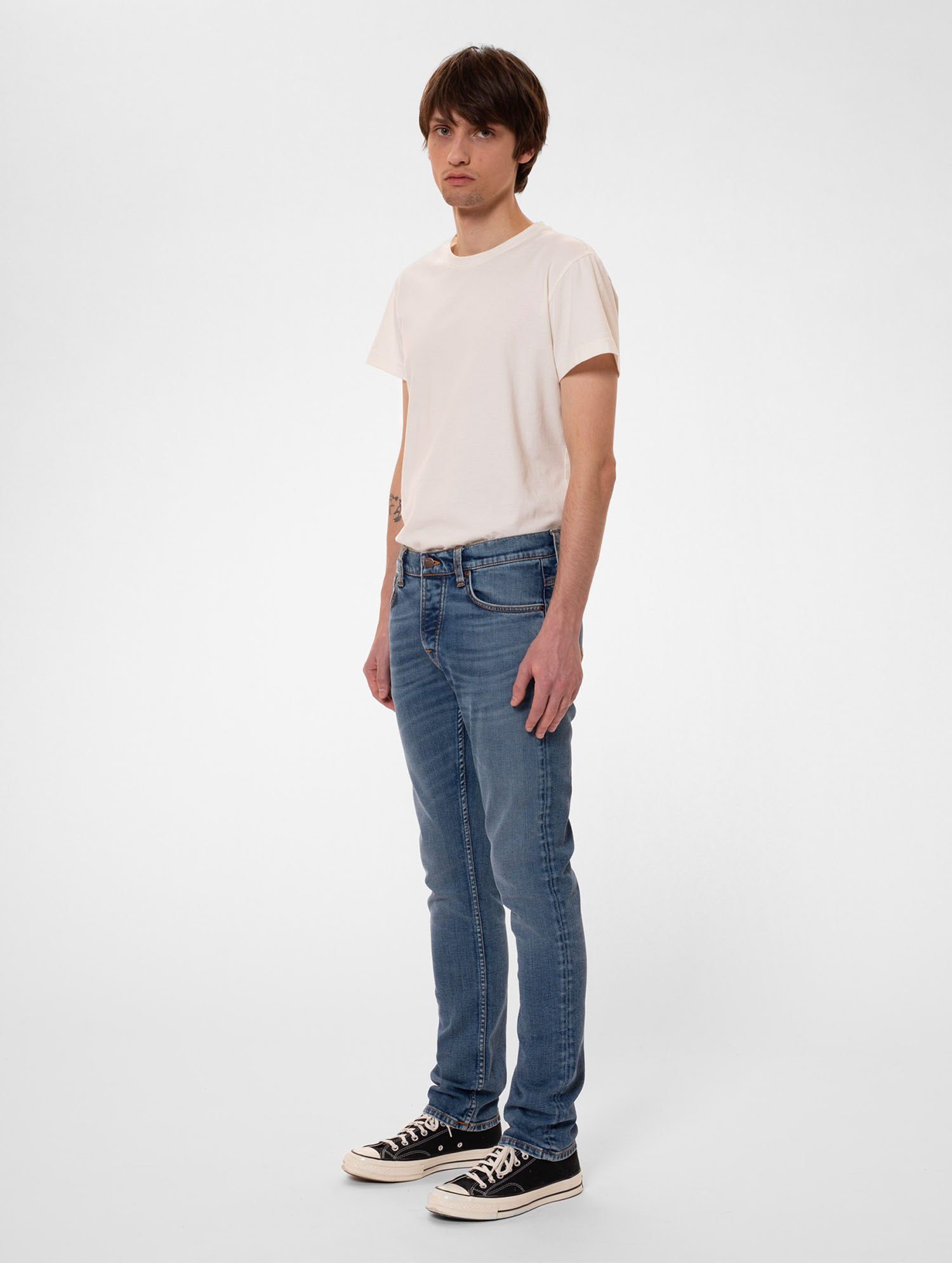 Nudie Jeans Grim Tim Shadow Blues 36/32