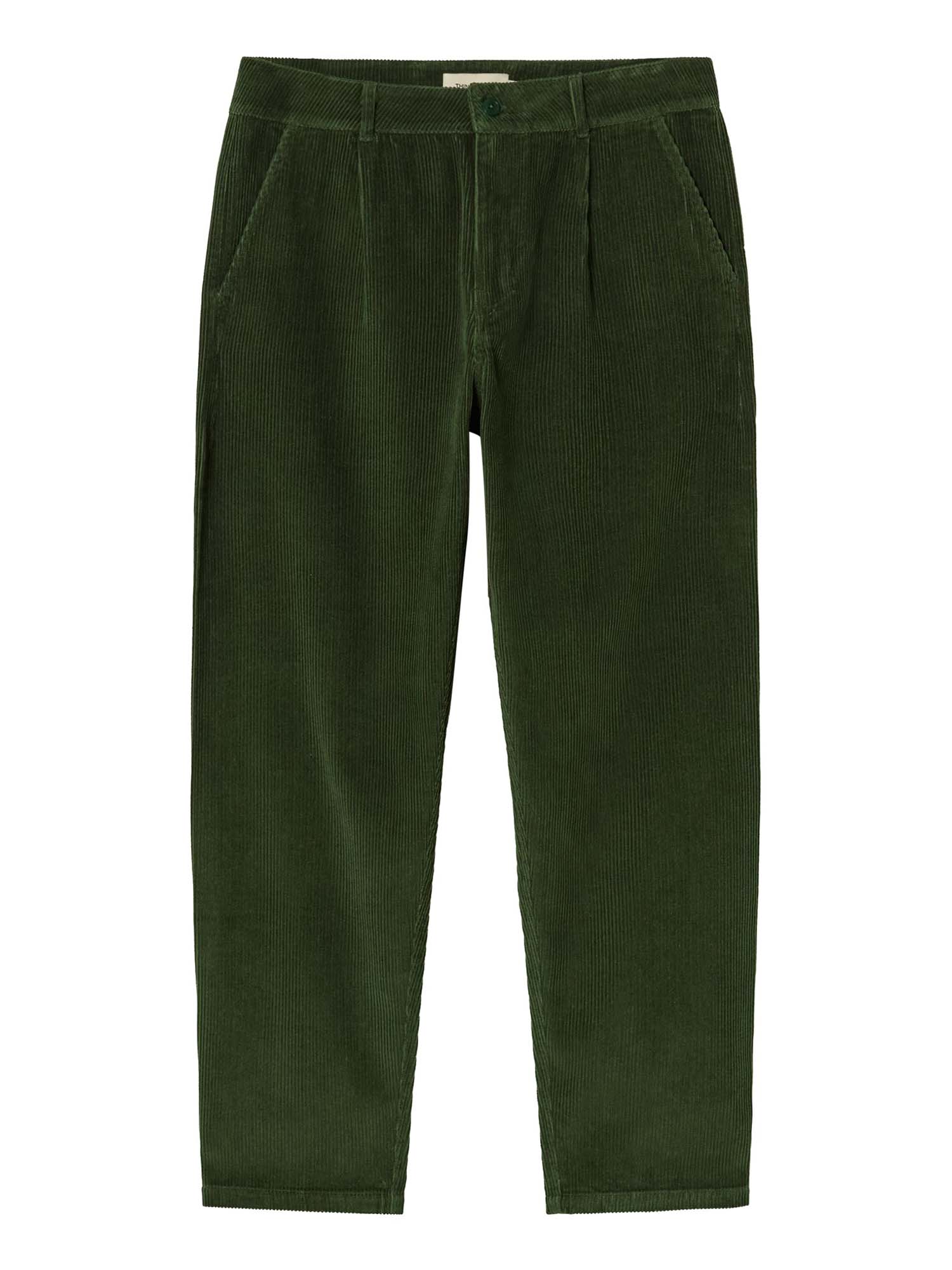 Thinking Mu Wotan Corduroy Pants Bottle Green 46