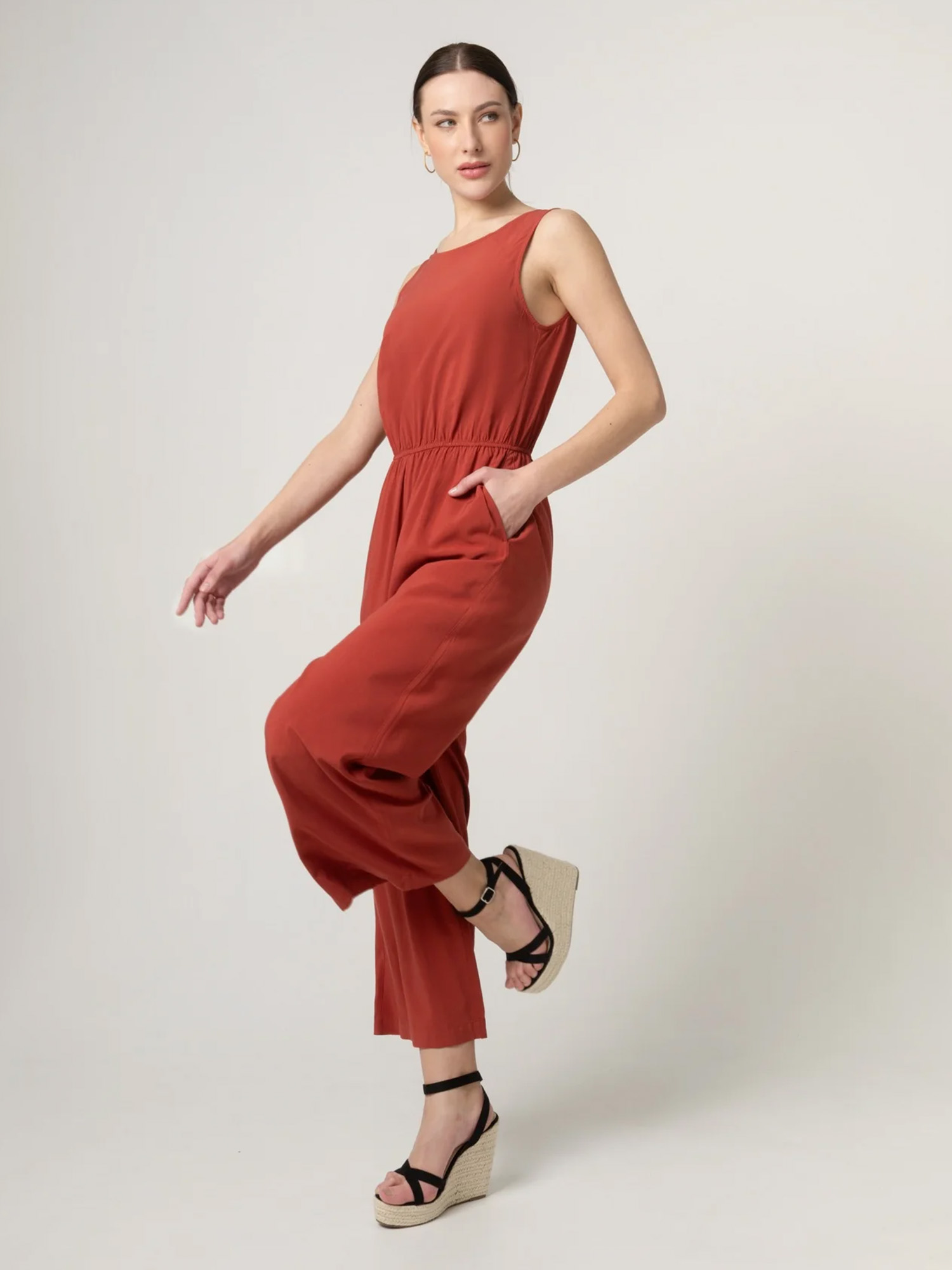 LOVJOI Jumpsuit Staine Mars Red S