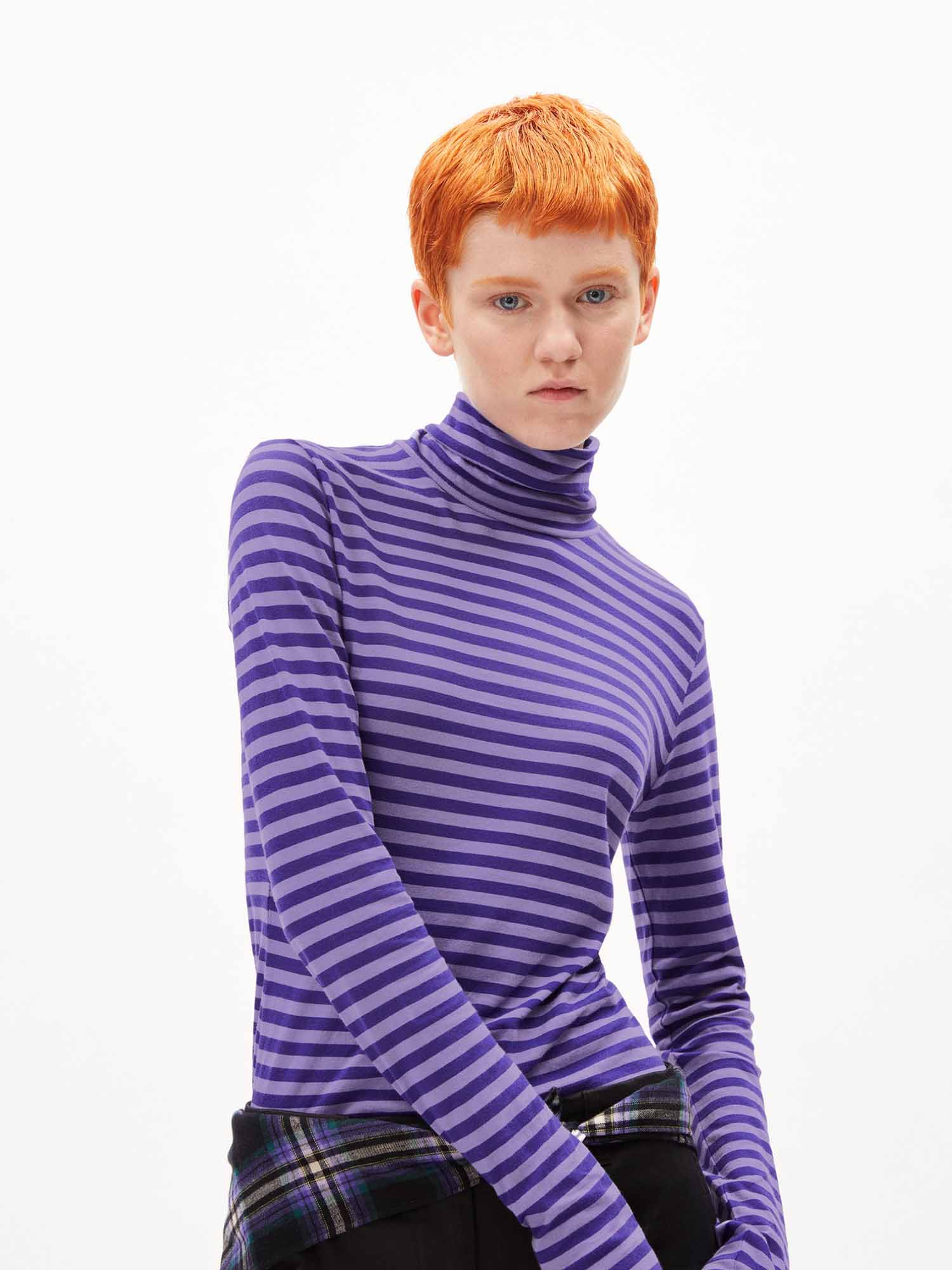 Graziliaa Stripes Purple Stone - Indigo Lilac L