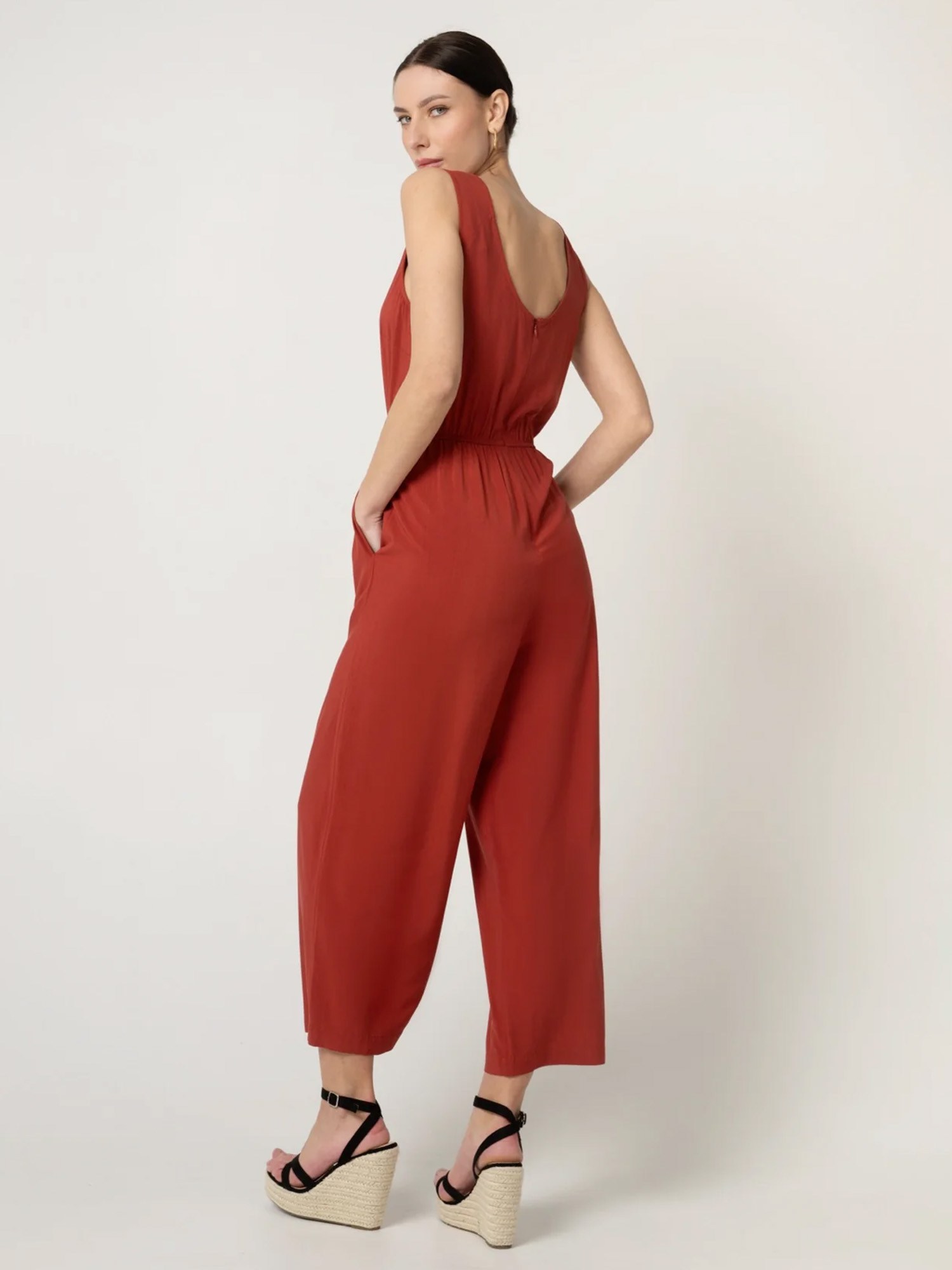 LOVJOI Jumpsuit Staine Mars Red M