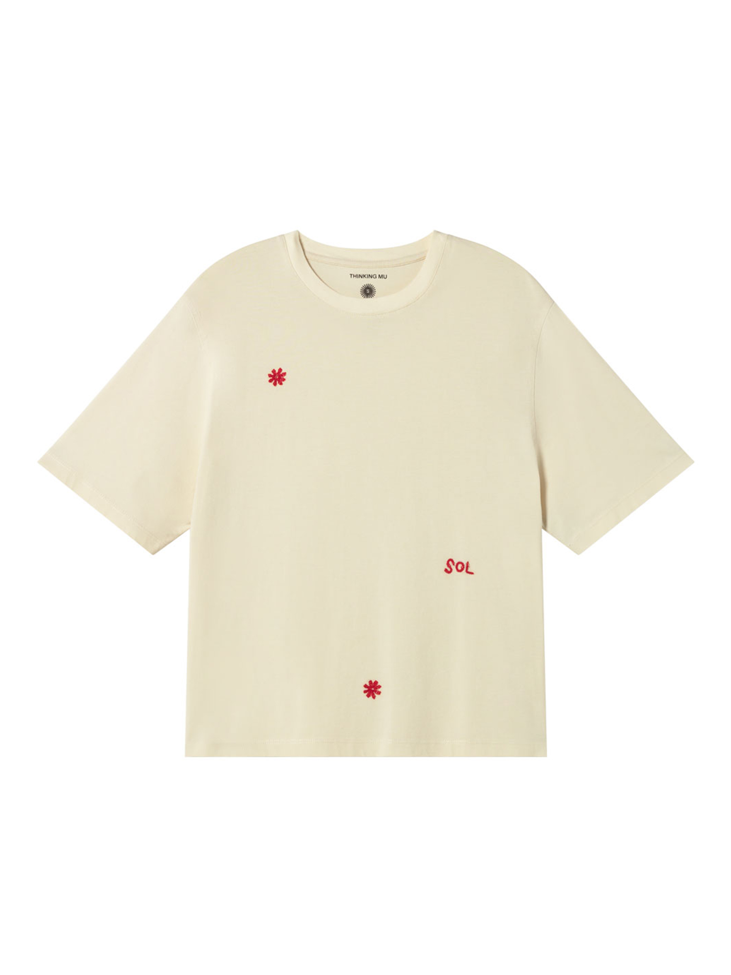 Thinking MU Lucia T-Shirt Solsol White S