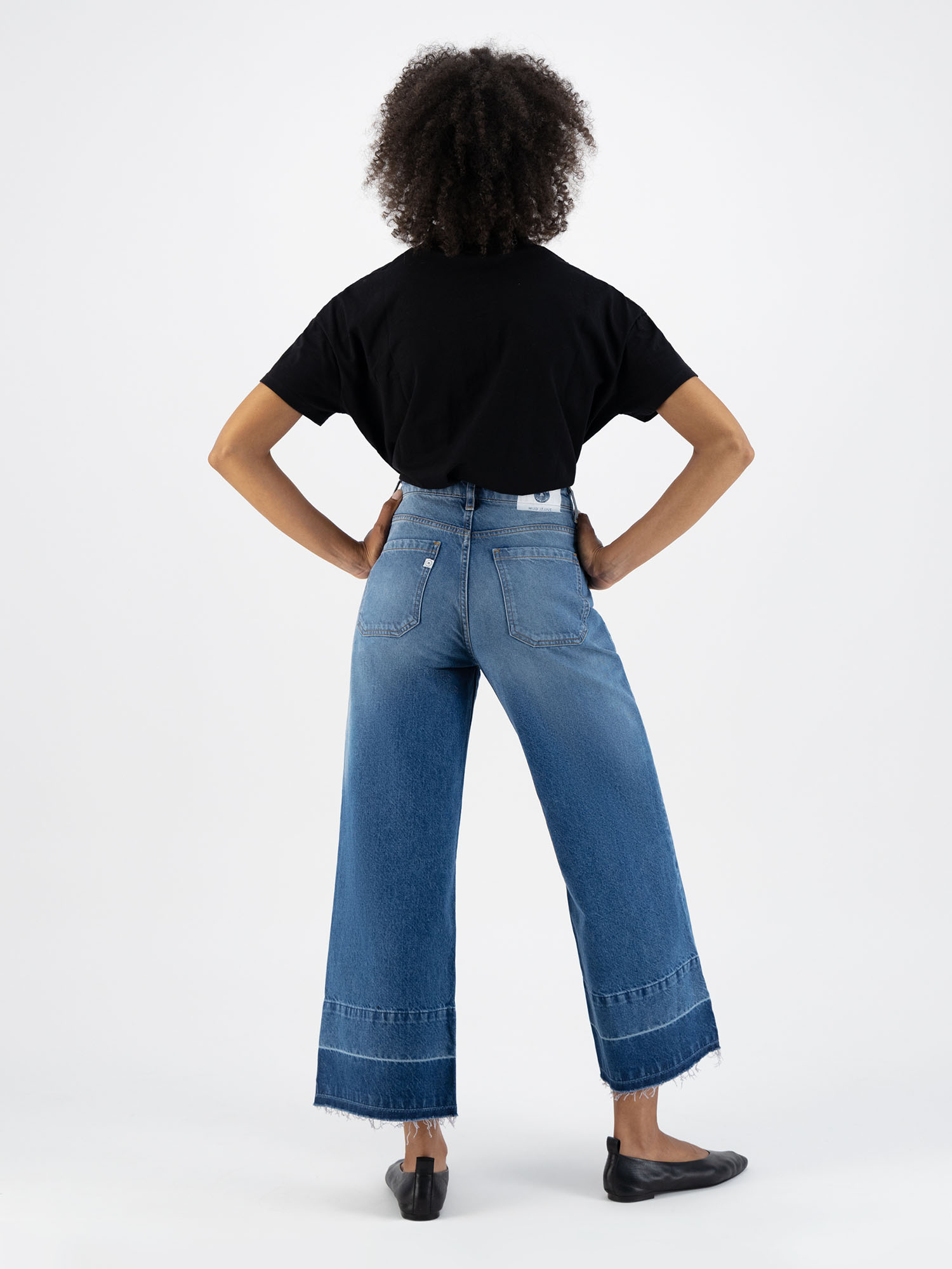 MUD Jeans Sara Works Cropped Medium Stone 29