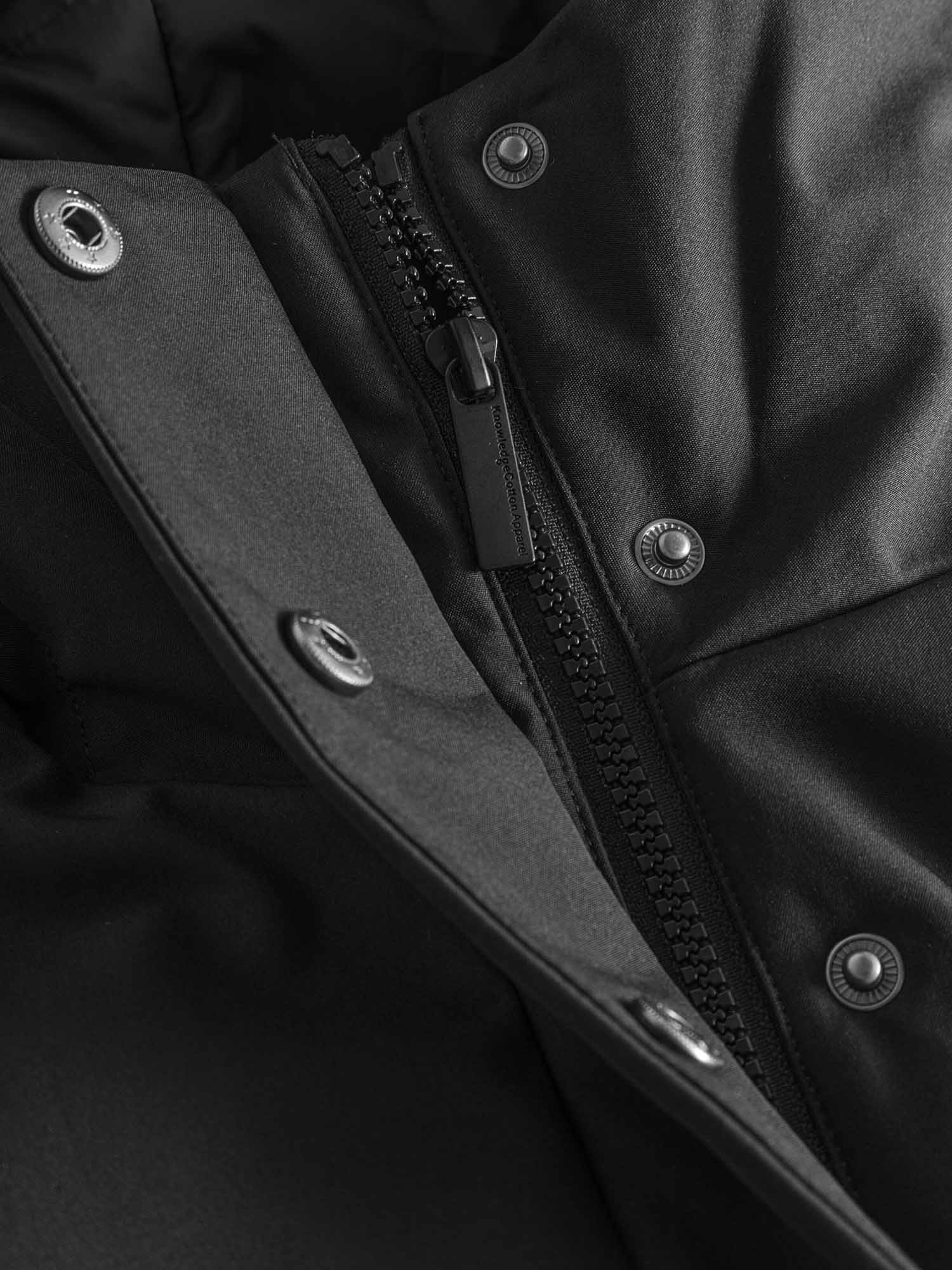Knowledge Cotton Apparel Climate Shell Jacket Black Jet L