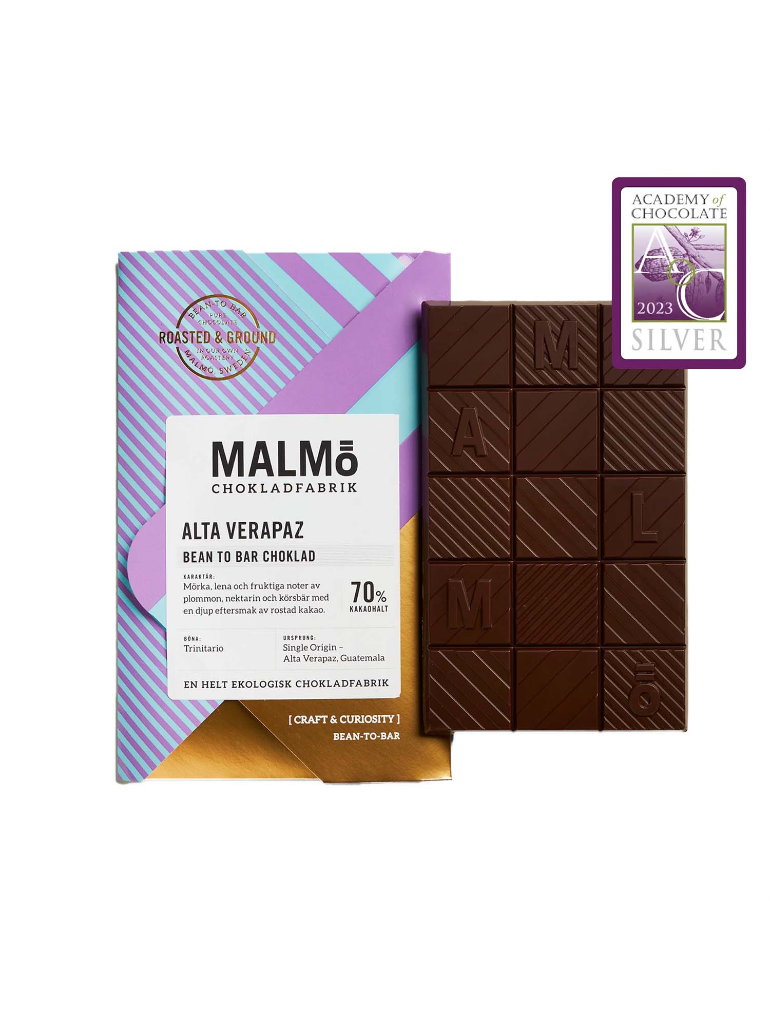 Malmö Chokladfabrik Tafel 58g Alta Verapaz