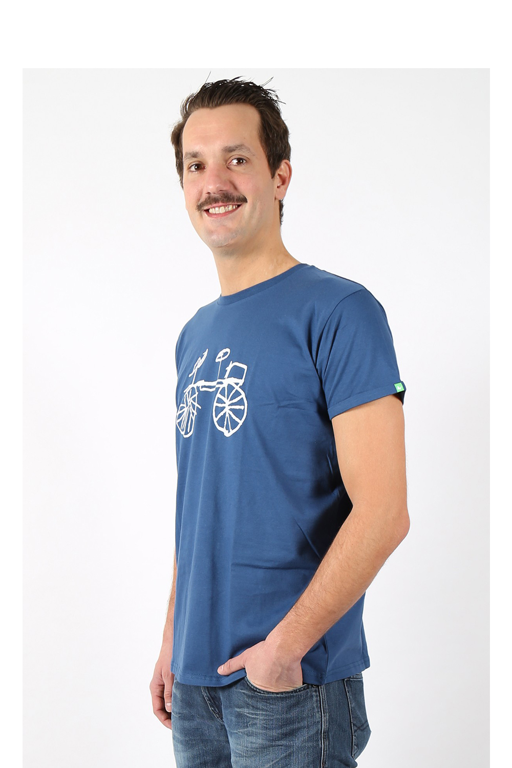 Kipepeo Clothing T-Shirt Baisikeli blue sea S