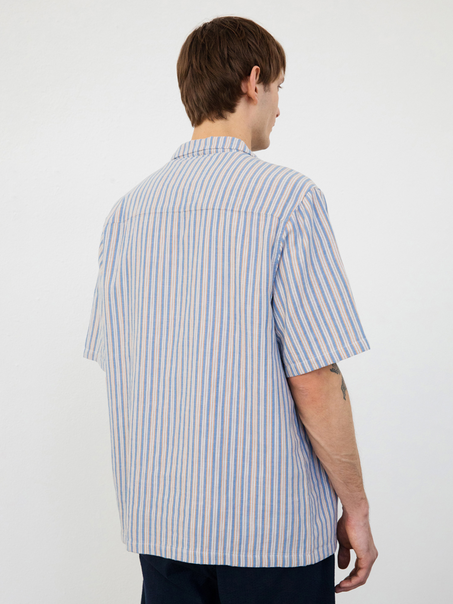 Rotholz Bowling Shirt Multi Stripe XS