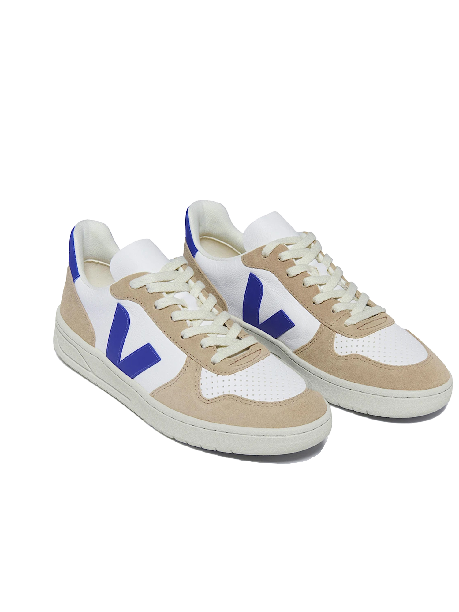 VEJA V-10 Chromefree Leather Women Extra White Paros Sahara 40