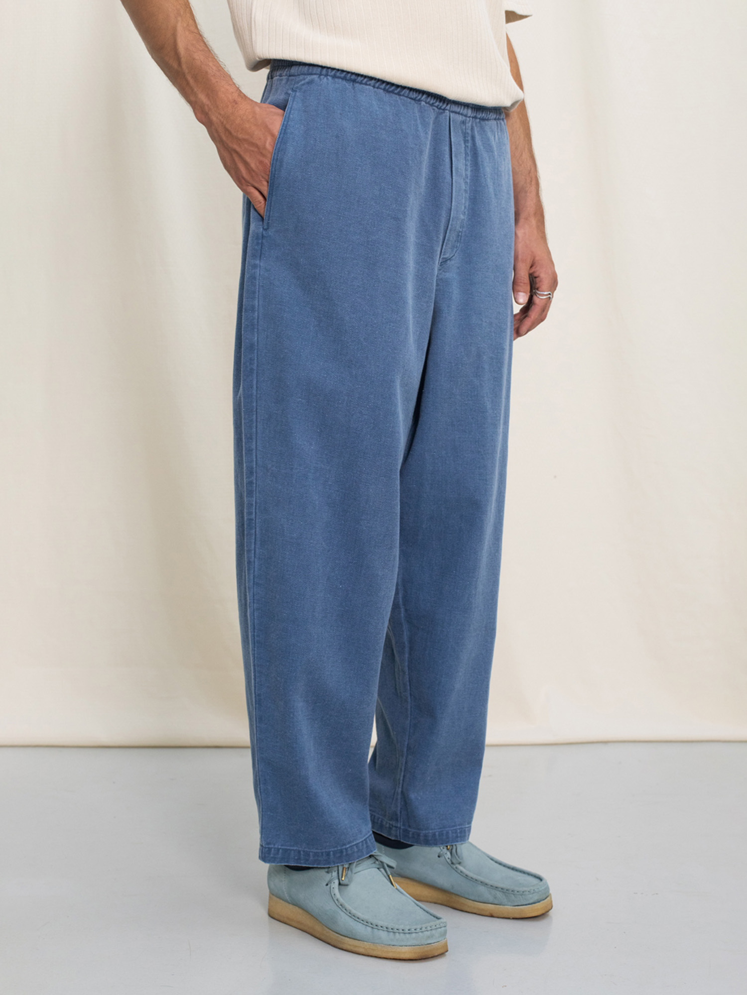 Rotholz Wide Pant Washed Denim XS