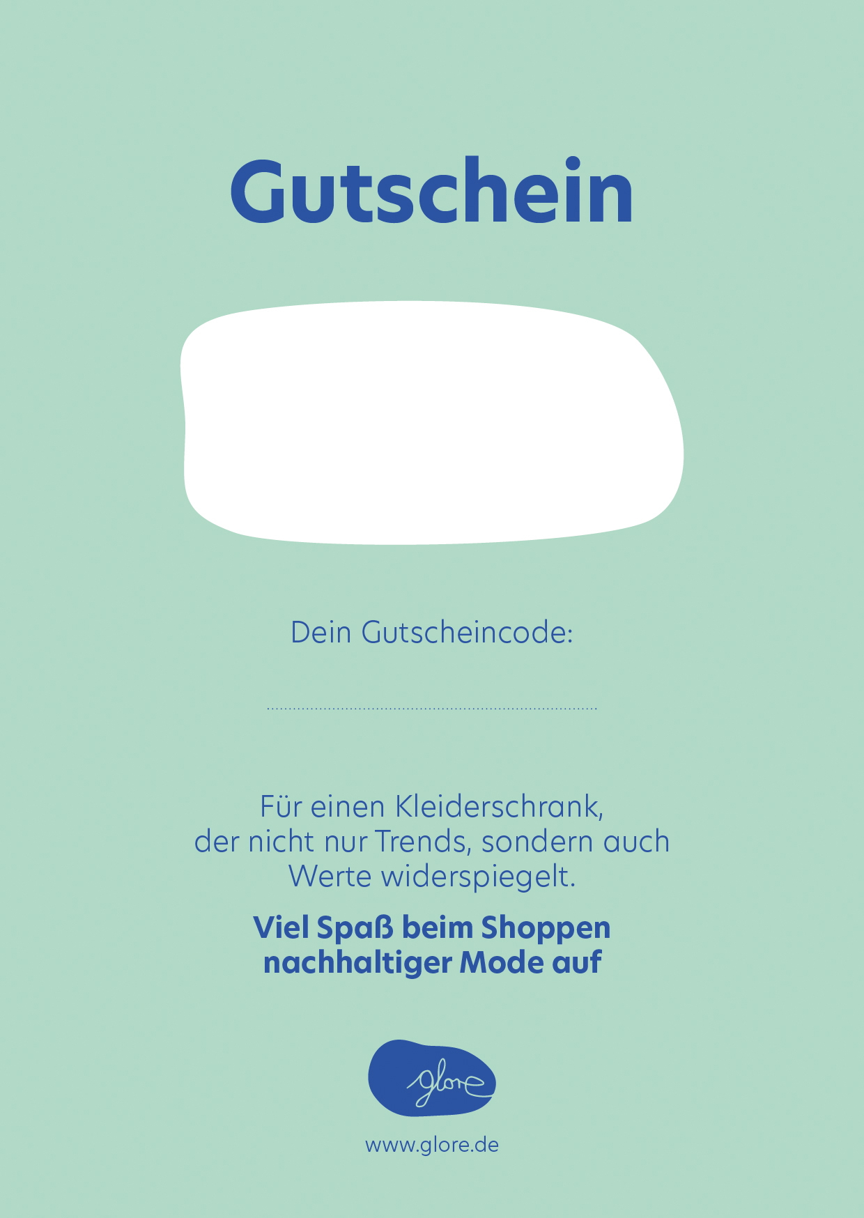 glore Geschenkgutschein per Post Geburtstag 500