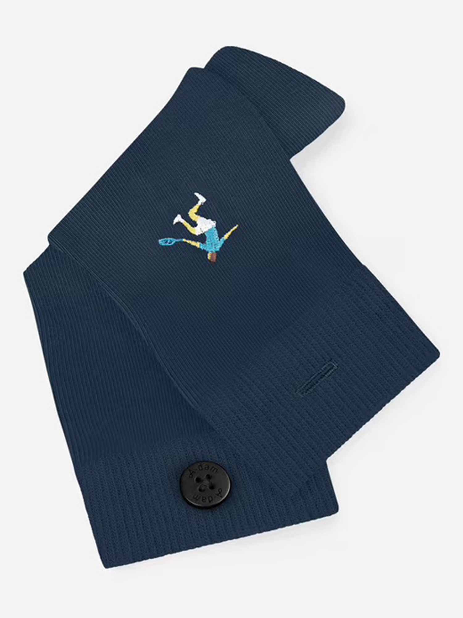 A-dam Casual Socks Tennis Player Navy 36-40