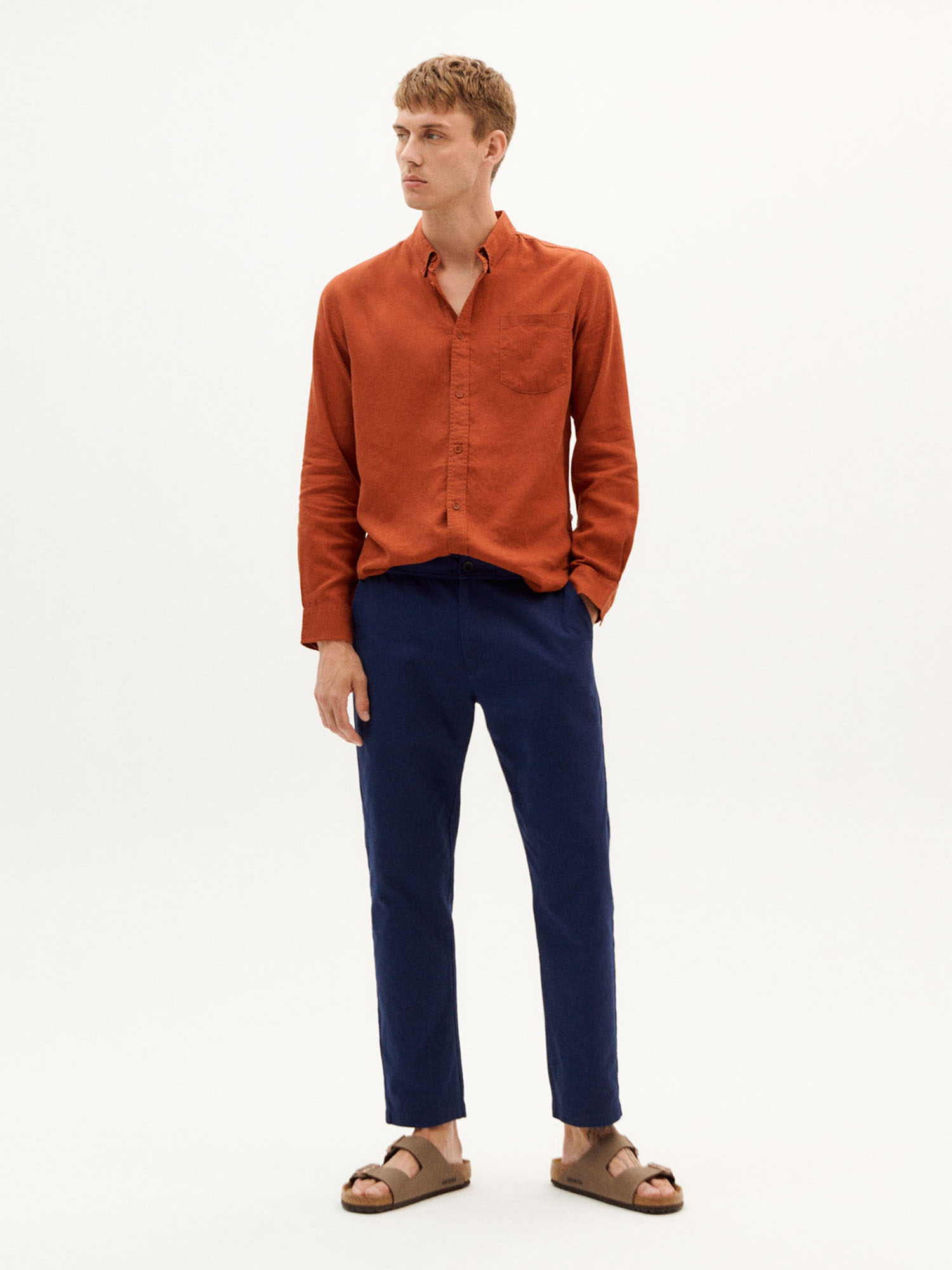 Thinking MU Travel Pants LIGHT Blue Night 44