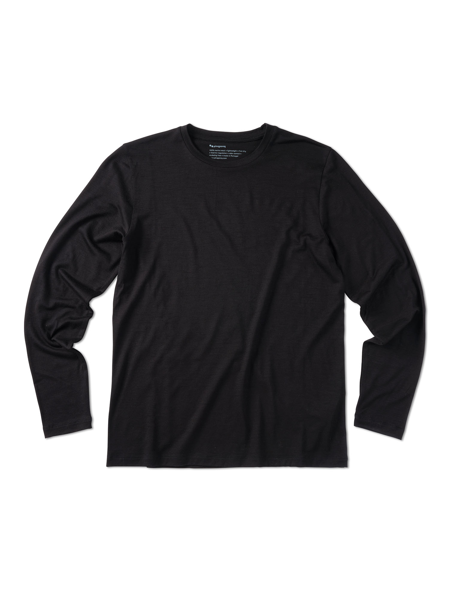 PinqPonq Longsleeve Merino Sheep Black S
