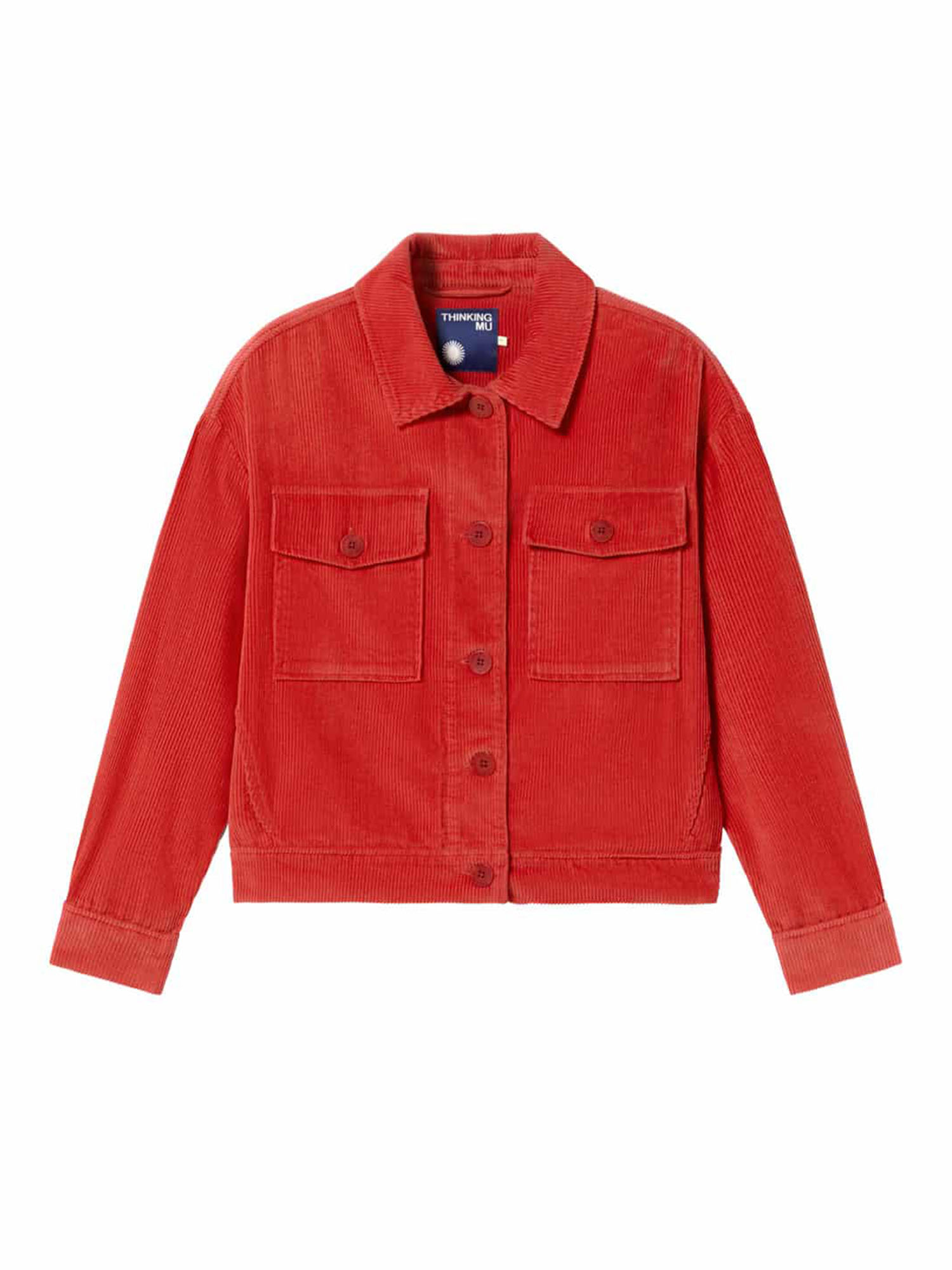 Thinking MU Goji Corduroy Frans Jacket Red S