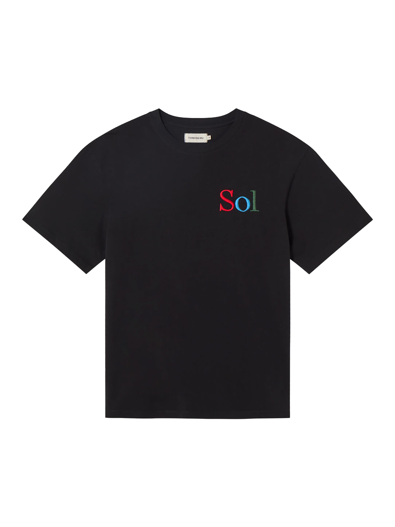 Thinking MU Sol Type Aaron T-Shirt Black M