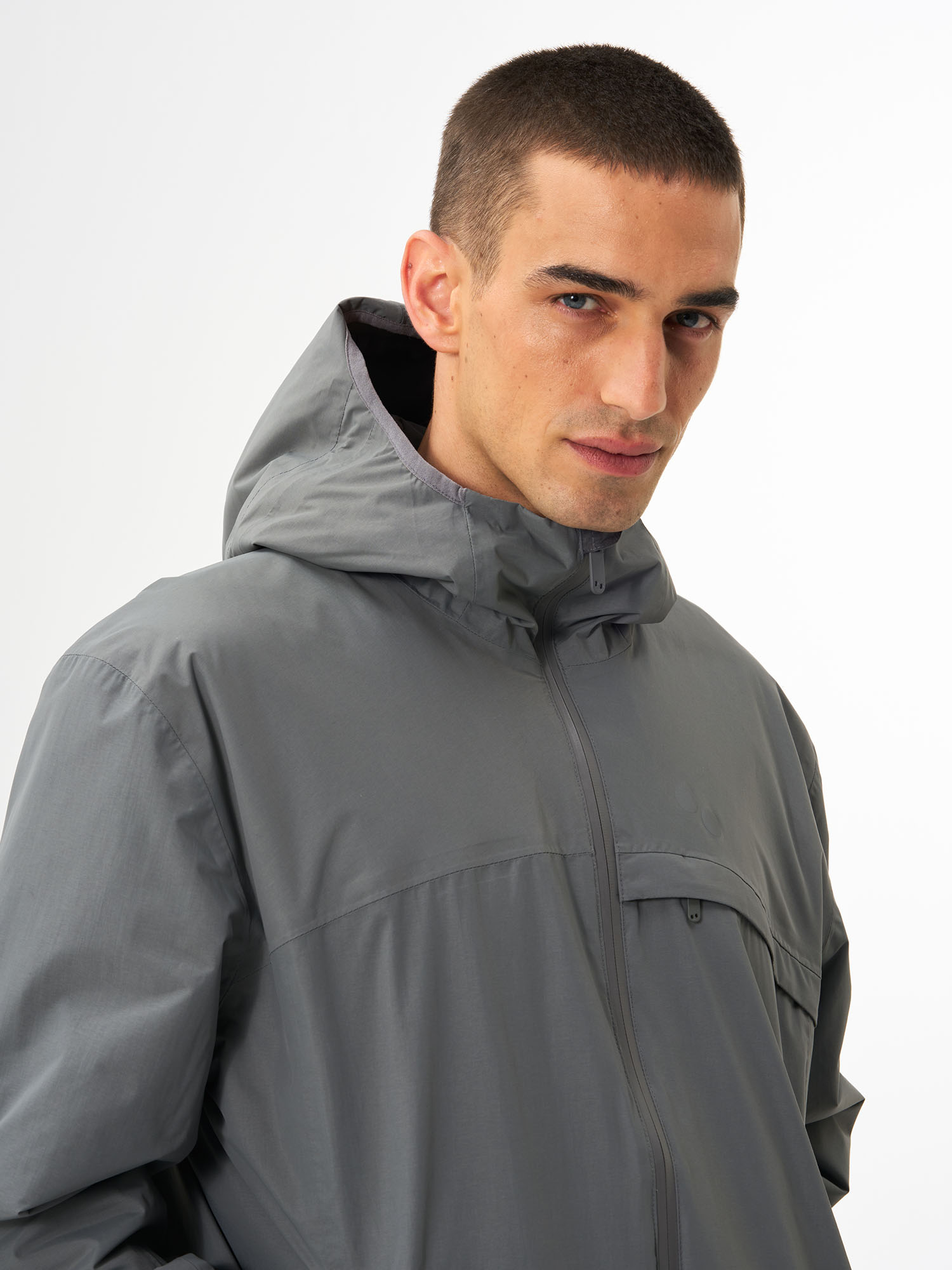 PinqPonq Hoodie Jacke Storm Grey S