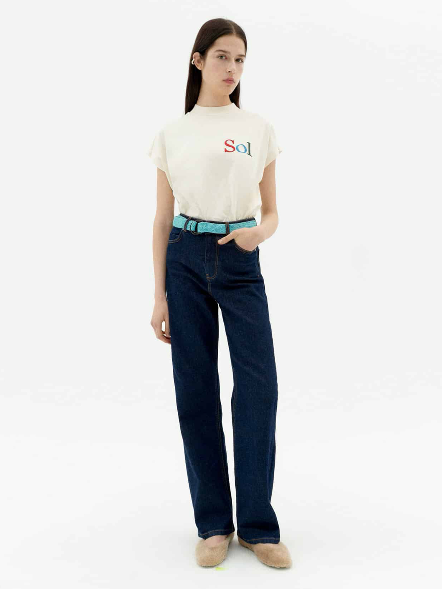 Thinking MU Sol Type Volta T-Shirt White M