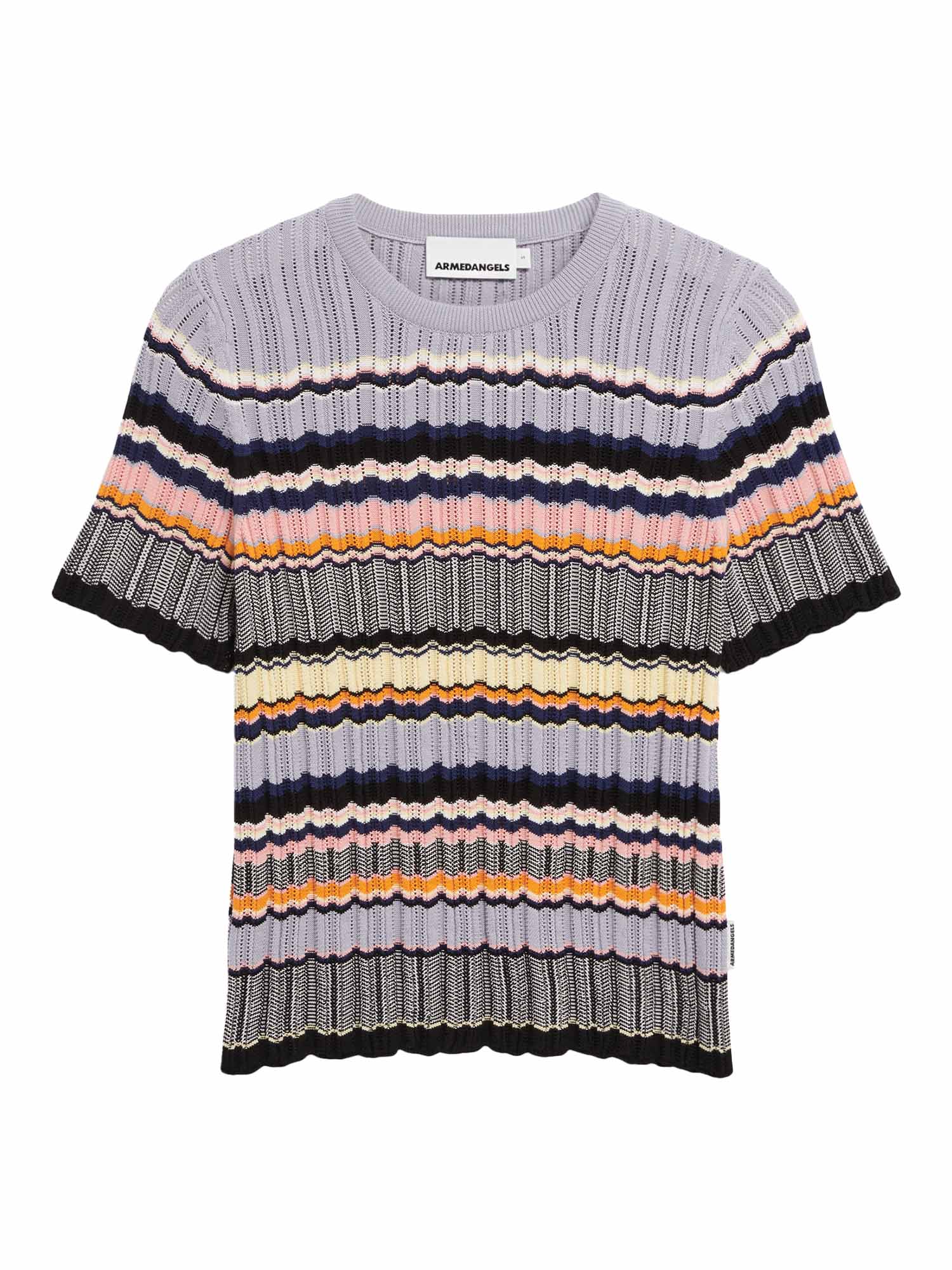 ARMEDANGELS Maaya Stripes Misty Morning Deep Rosalilly S