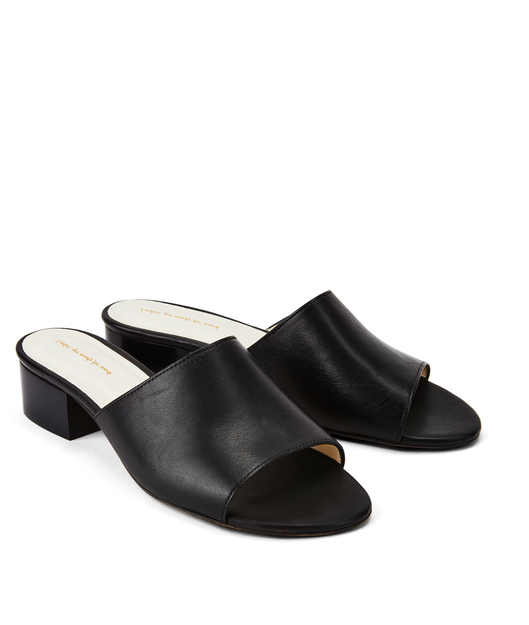 NINE TO FIVE Mule Slides #maia black 41
