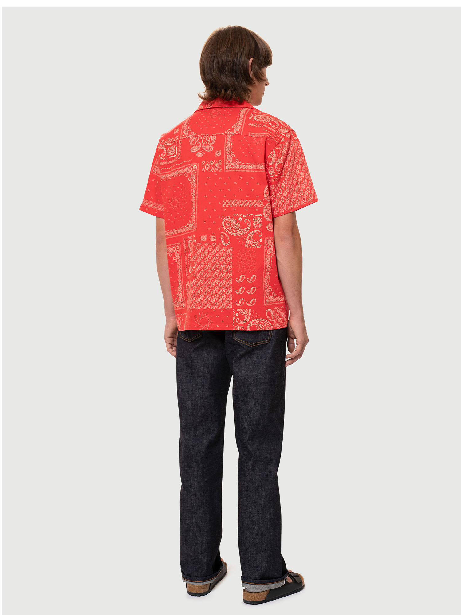 Nudie Jeans Aron Bandana Red M