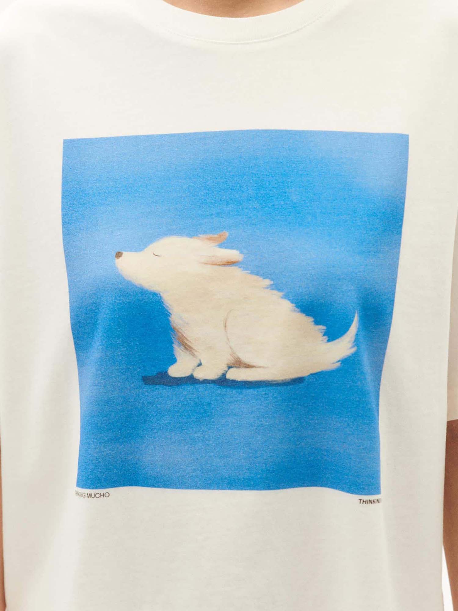 Thinking MU T-Shirt Animals Lucia White M