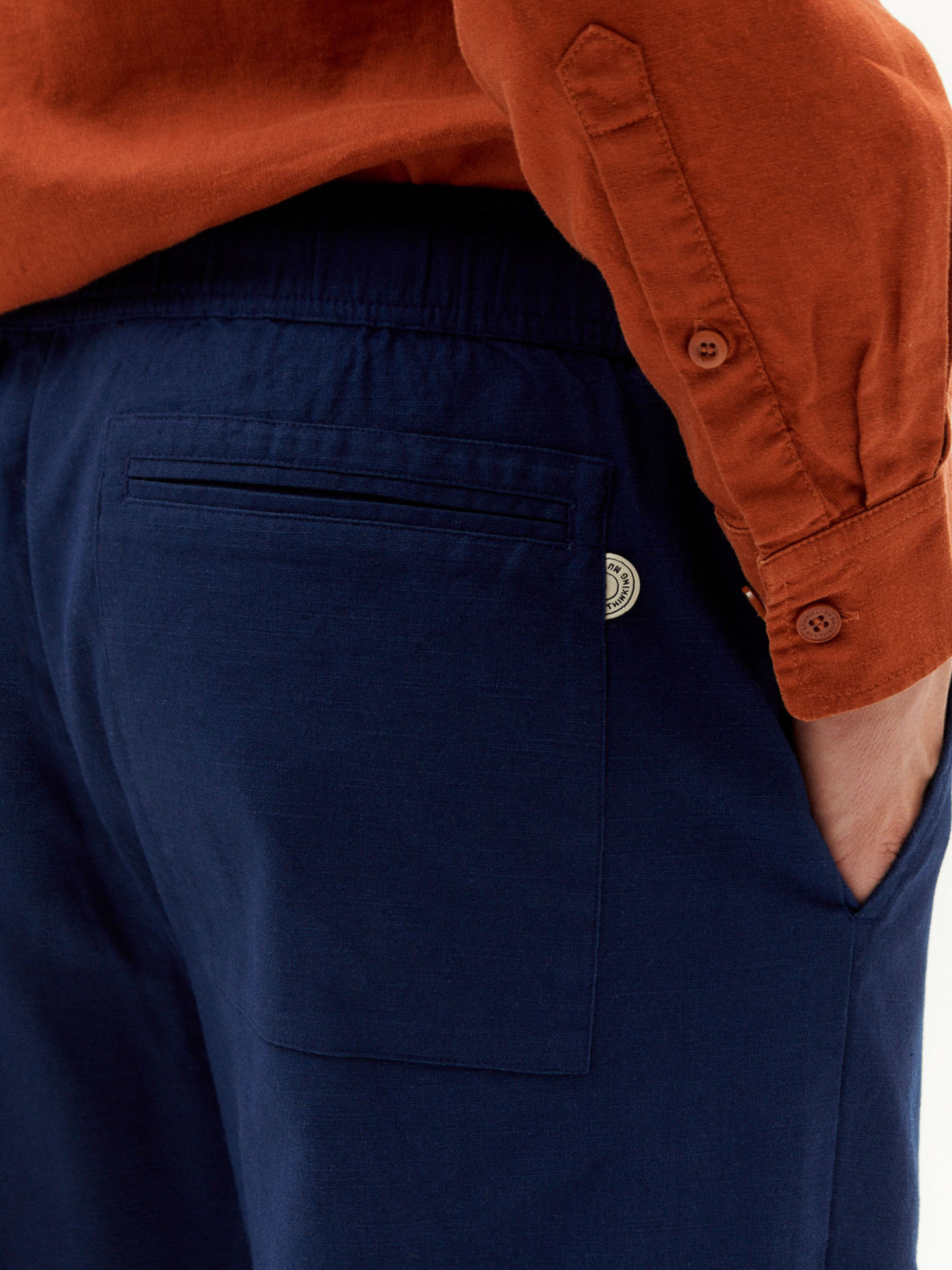 Thinking MU Travel Pants LIGHT Blue Night 44