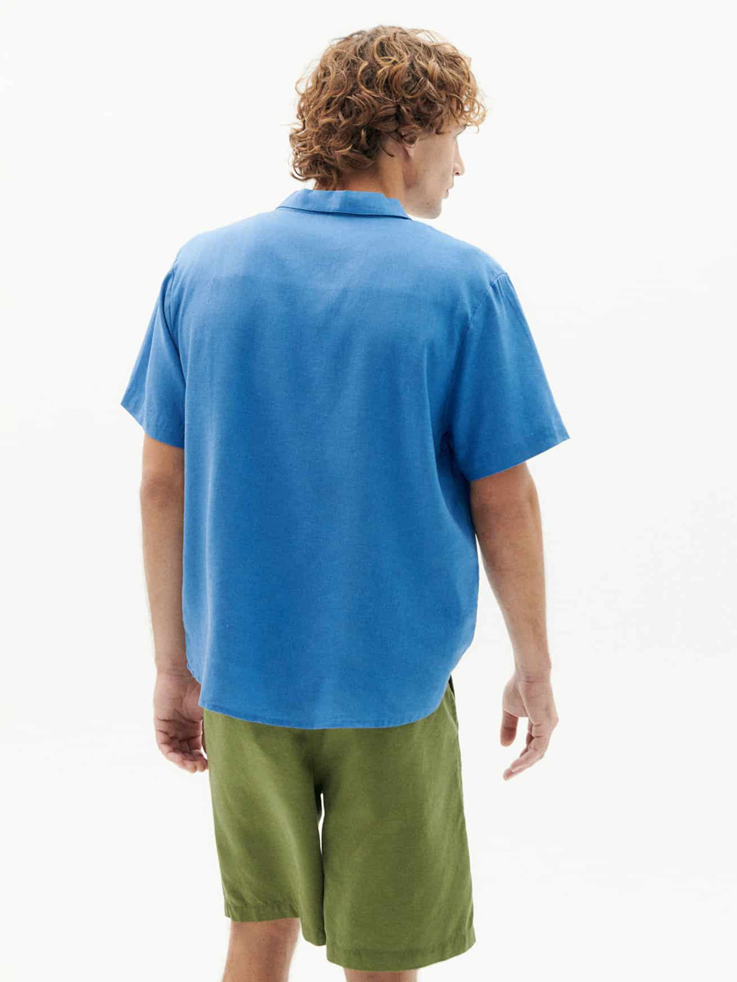 Thinking MU Hemp Jules Shirt Heritage Blue XL
