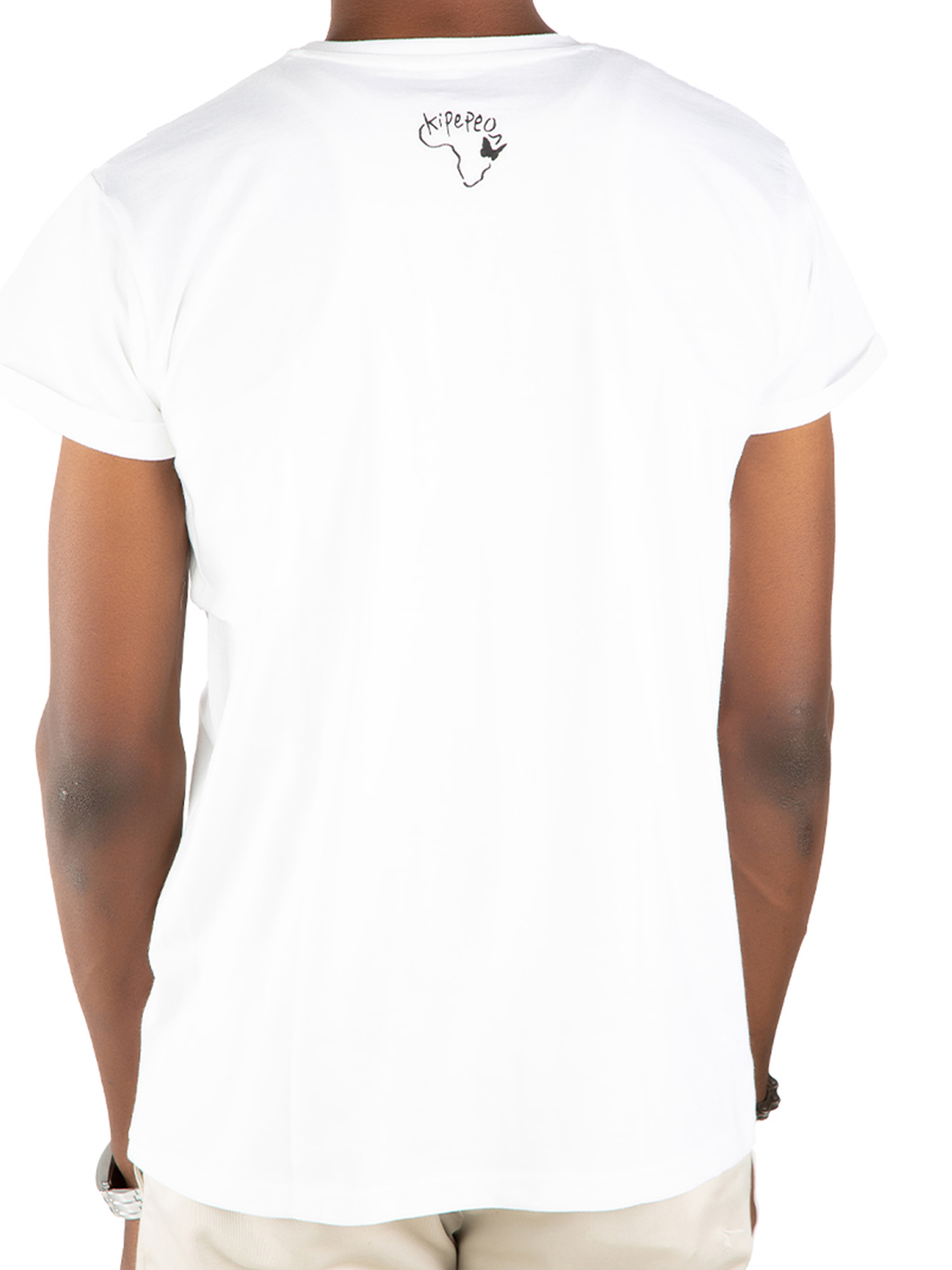 Kipepeo Clothing NYANI Männer T-Shirt White XL