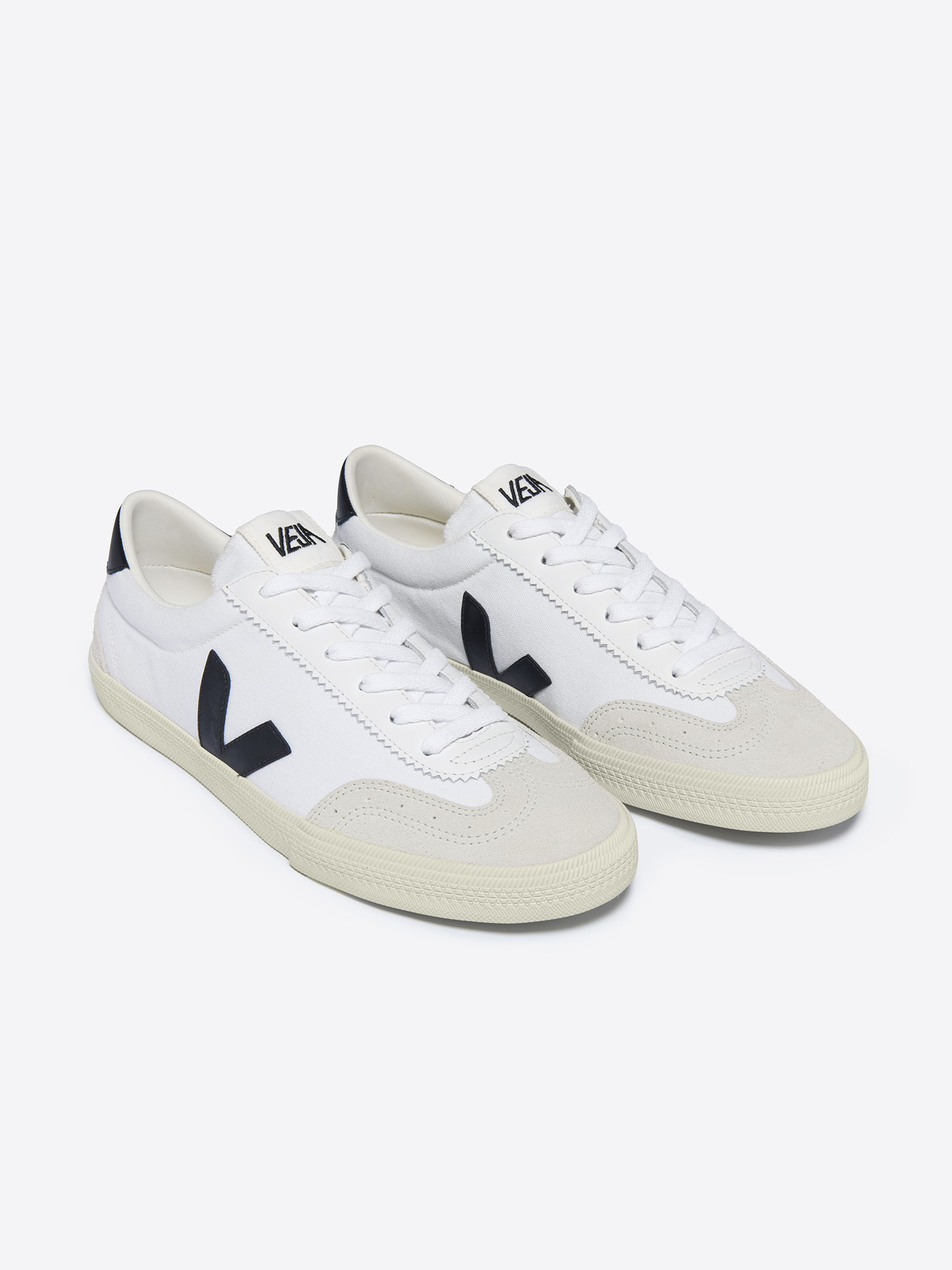 VEJA Volley Canvas Women White Black 39
