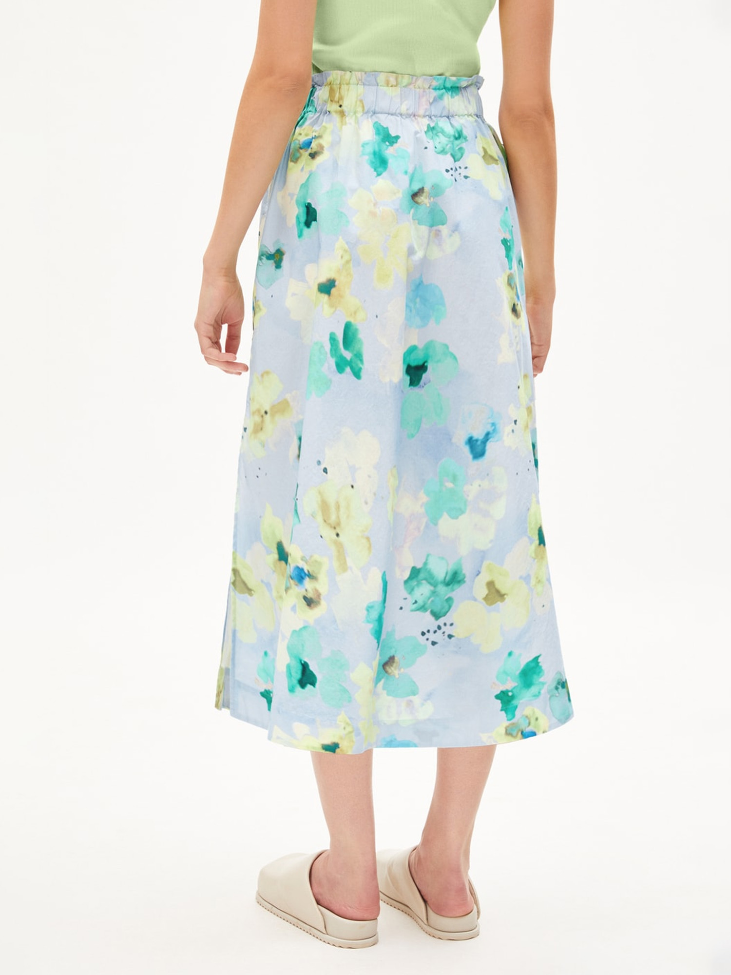 ARMEDANGELS Aaimemi Aqua Floral Morning Sky XL