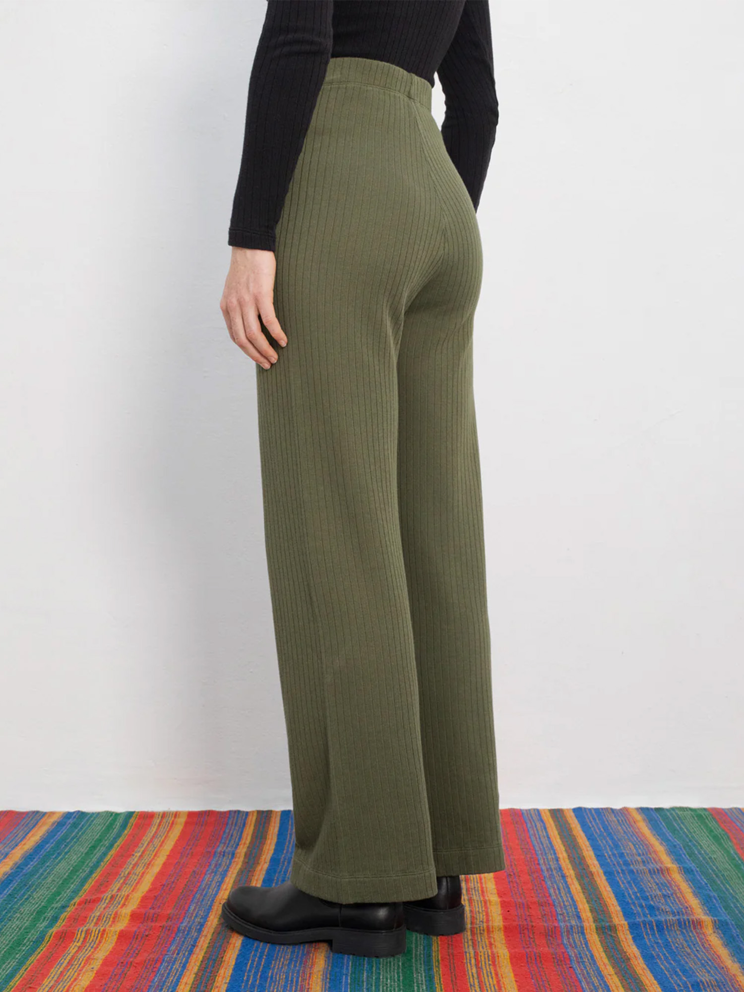 Rotholz Heavy Ribbed Lounge Pants Moss Green L