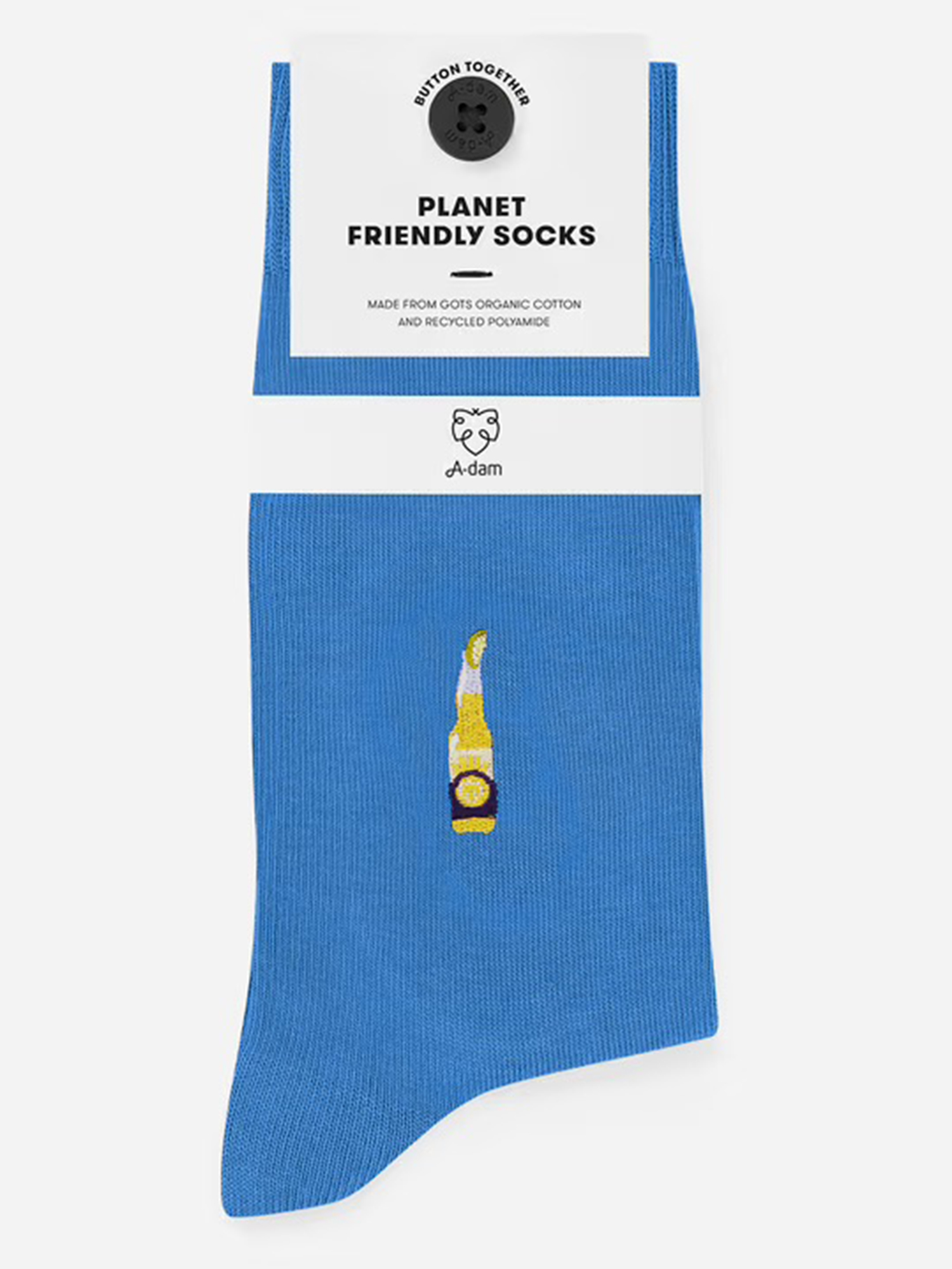 A-dam Casual Socks Beer Blue 41-46