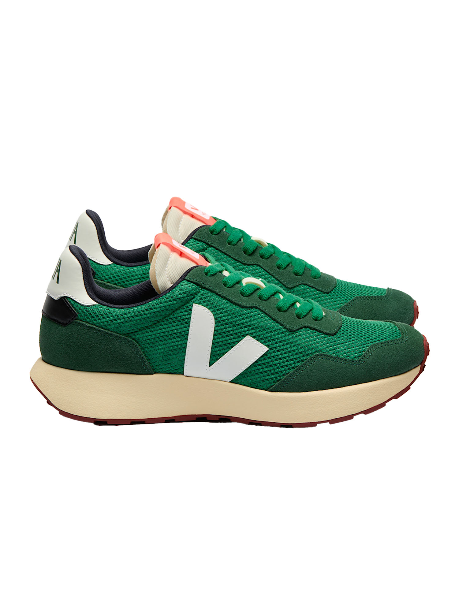 VEJA Paulistana Alveomesh Emeraude White 38