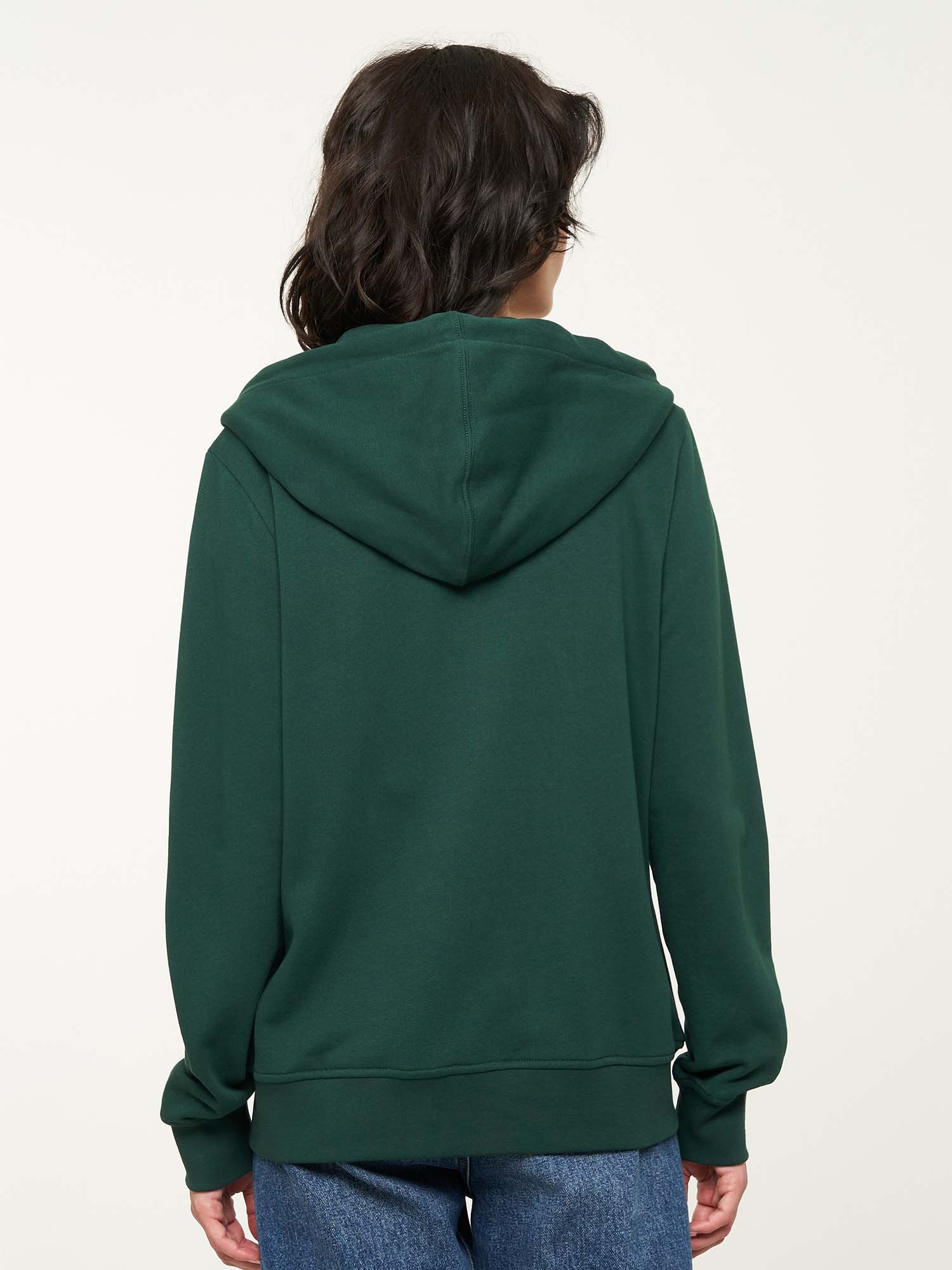 Recolution Dahlia Zip Hoodie Deep Green S