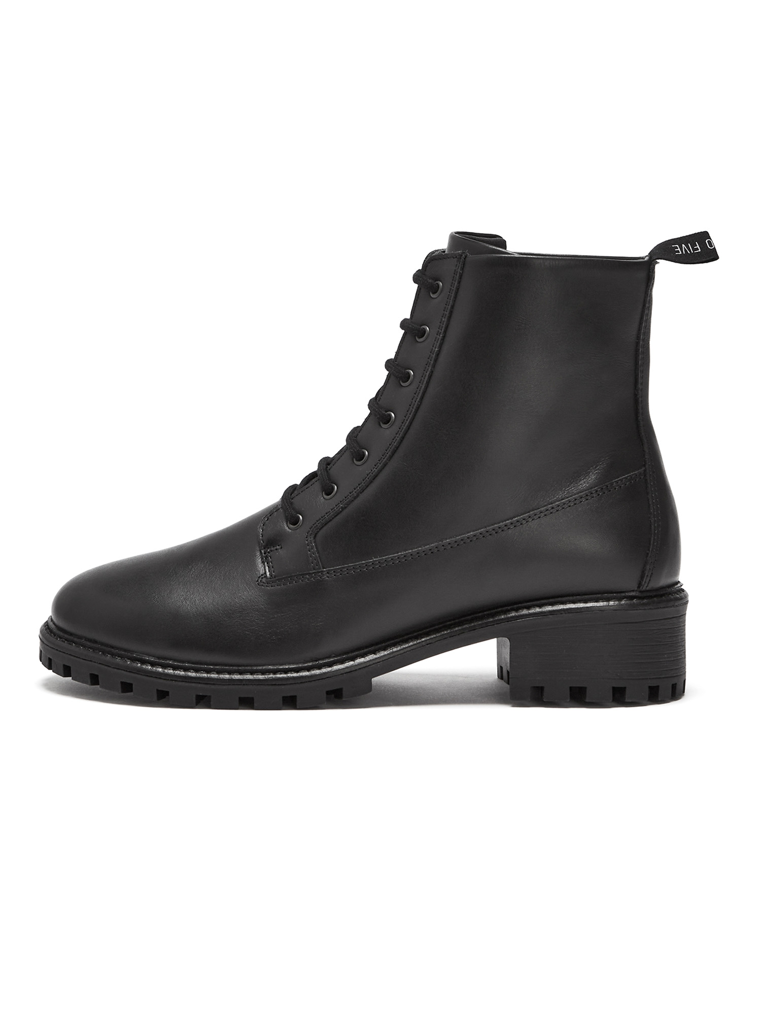NINE TO FIVE Chunky Boot #mira black micro 41