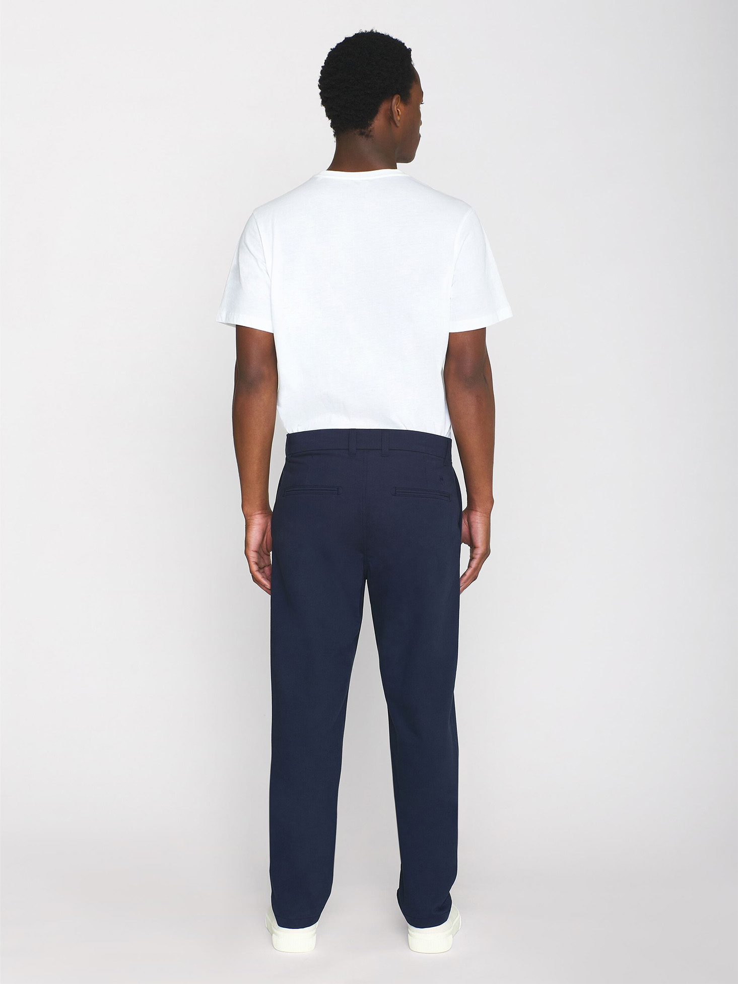 Knowledge Cotton Apparel Chuck Regular Chino Twill Pants Total Eclipse 34/34