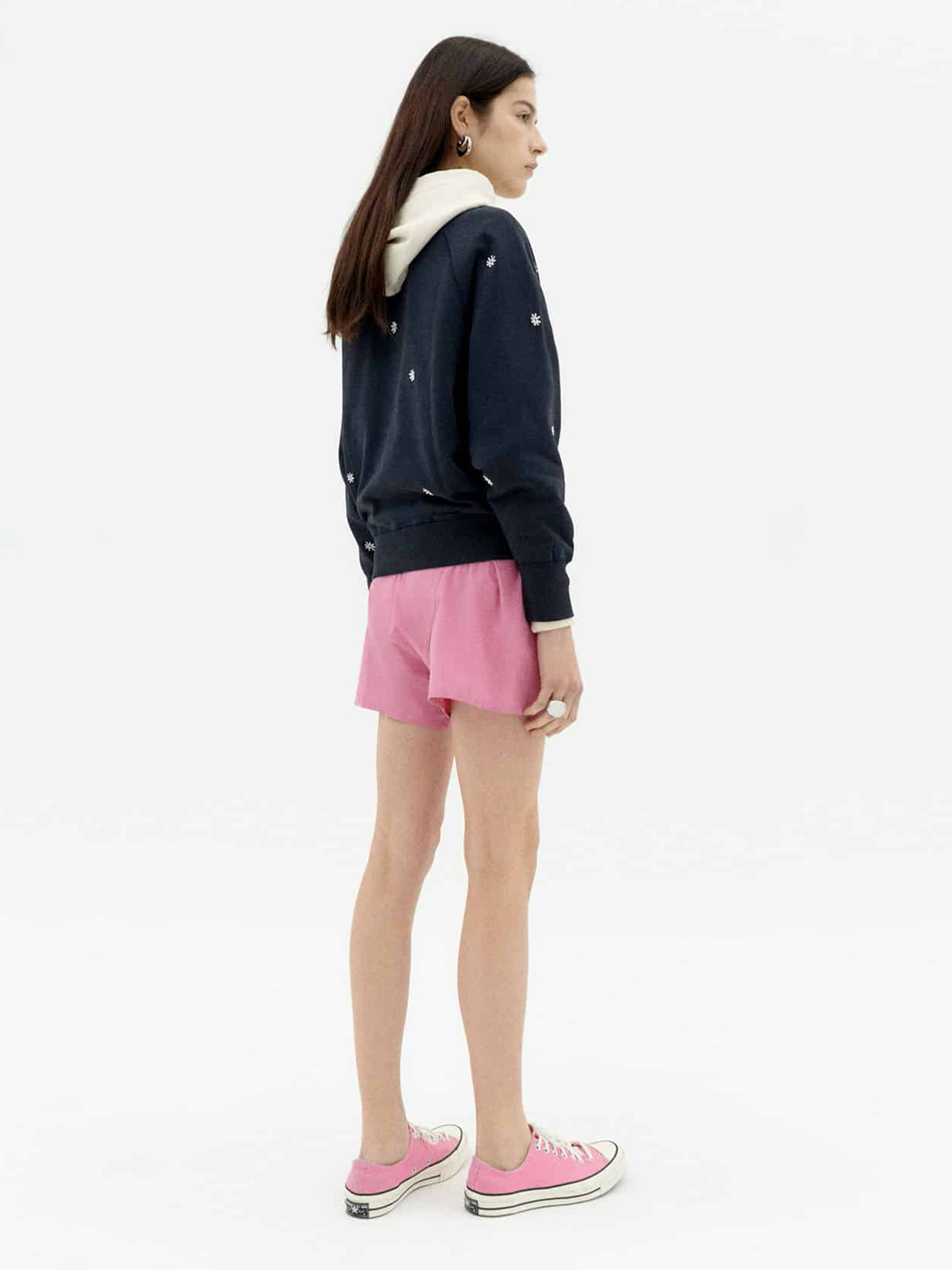 Thinking MU Solsol Bonnie Sweatshirt Navy S
