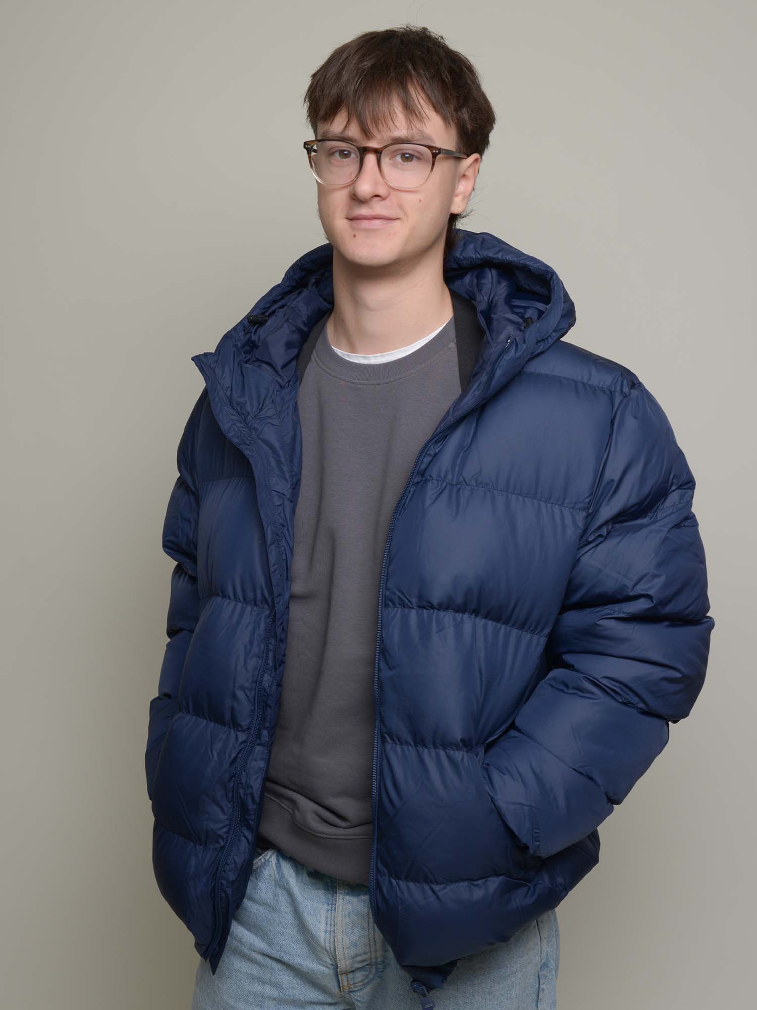 glore Unisex Pufferjacke Miika French Navy M