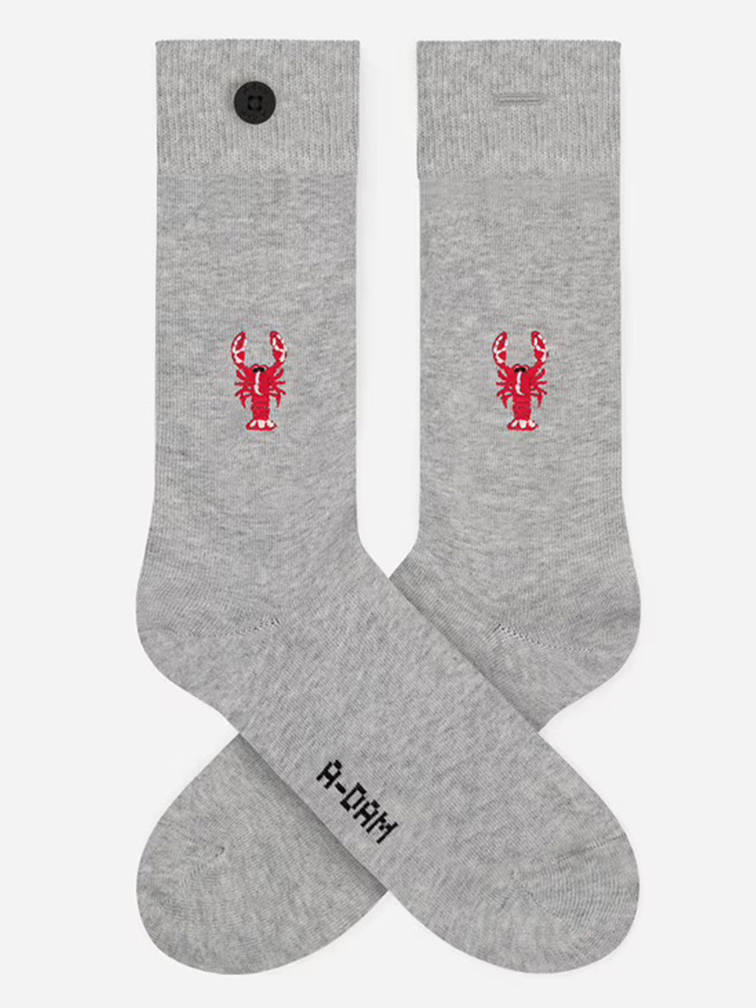 A-dam Casual Socks Lobster Grey Melange 36-40