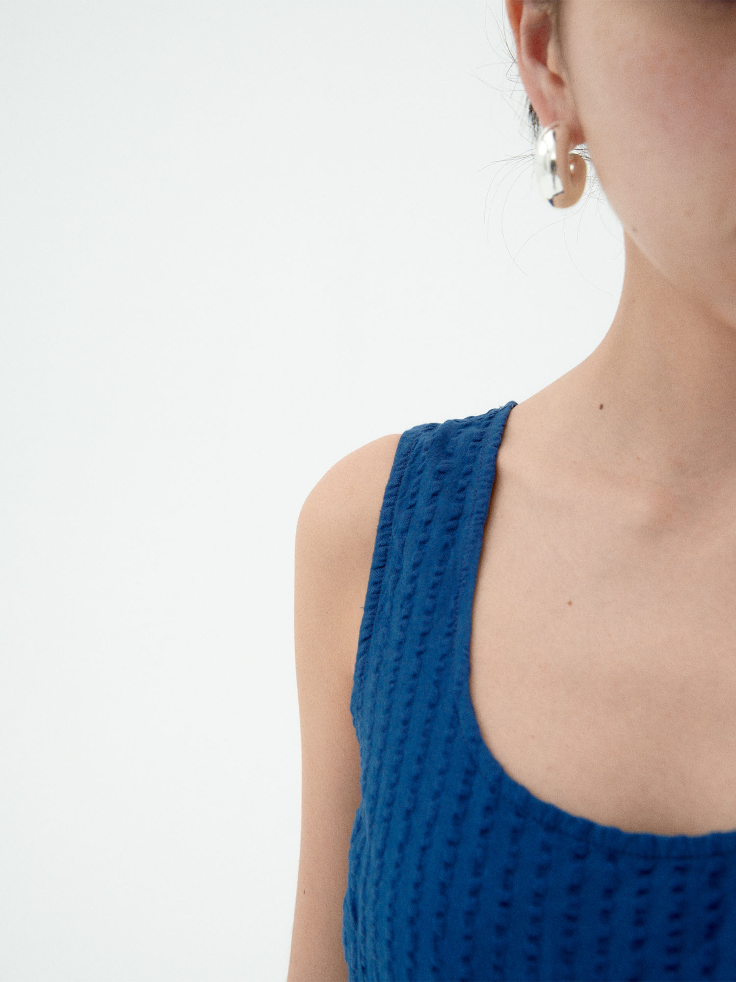 Thinking MU Rafflesia Jumpsuit Cobalt M