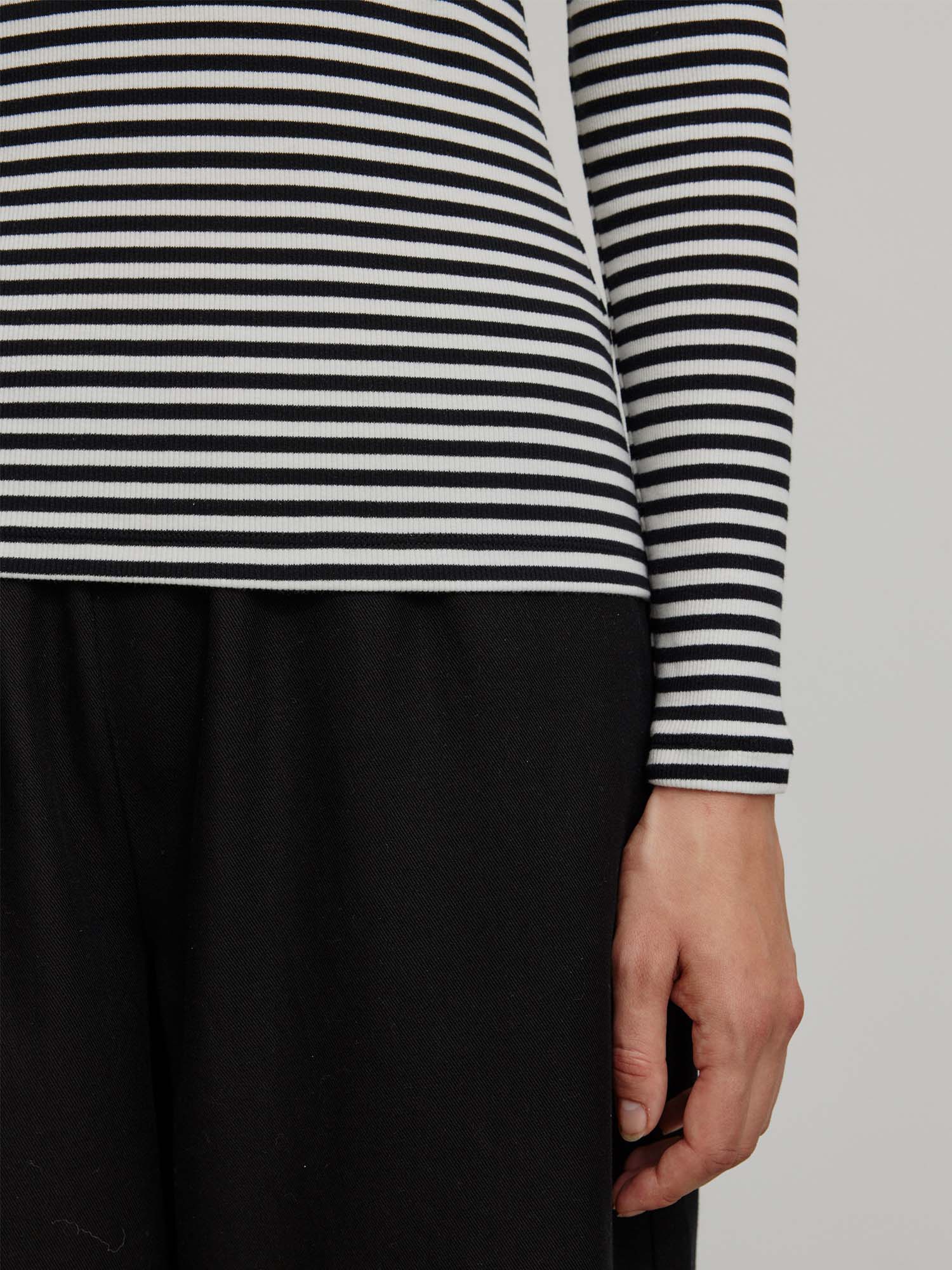 Recolution Liatris Stripes Longsleeve Black M