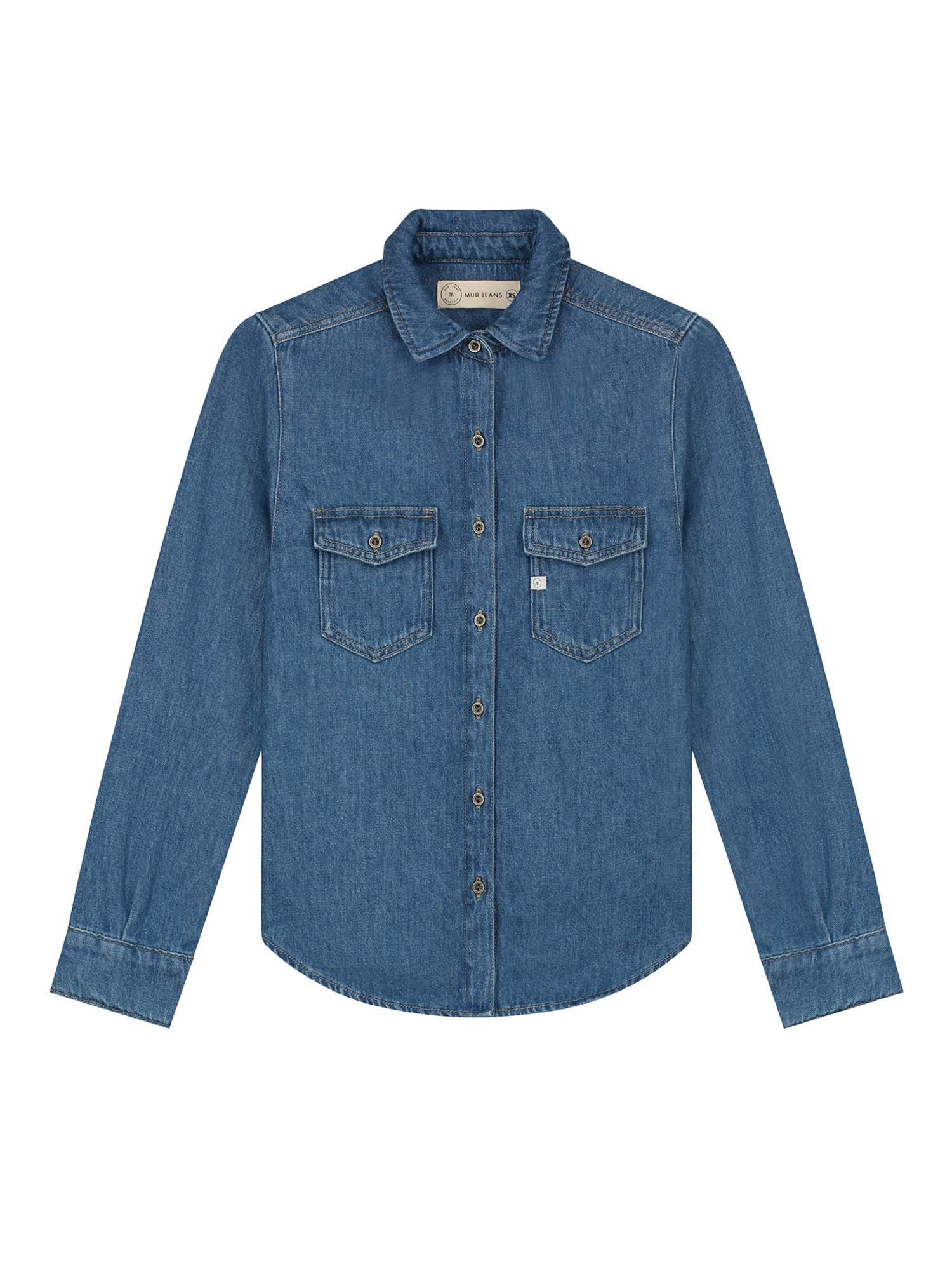 MUD Jeans Shirley Shirt Medium Stone L