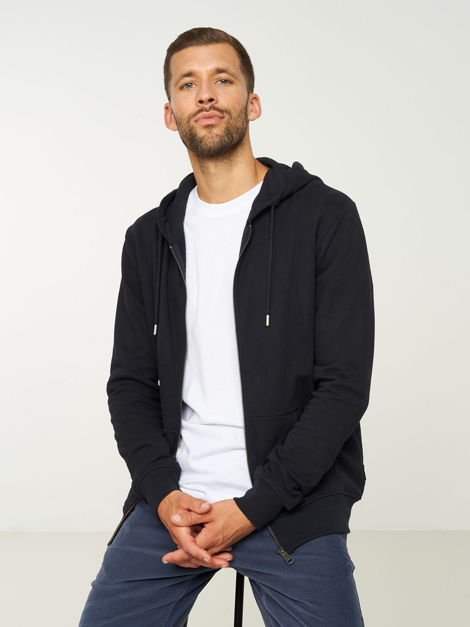 Recolution Men Hoodie Birch Black M
