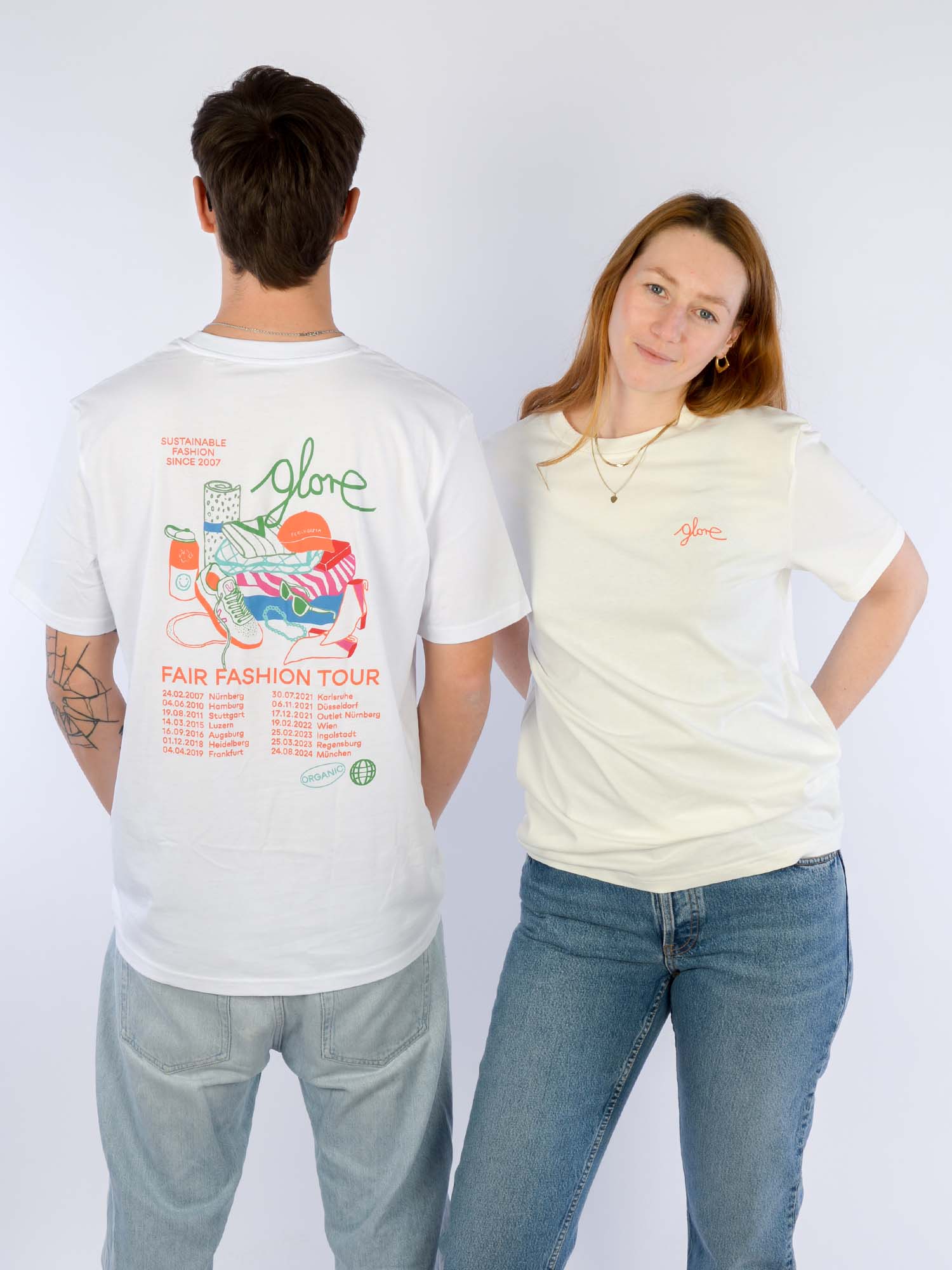 glore Tour T-Shirt Weiß S