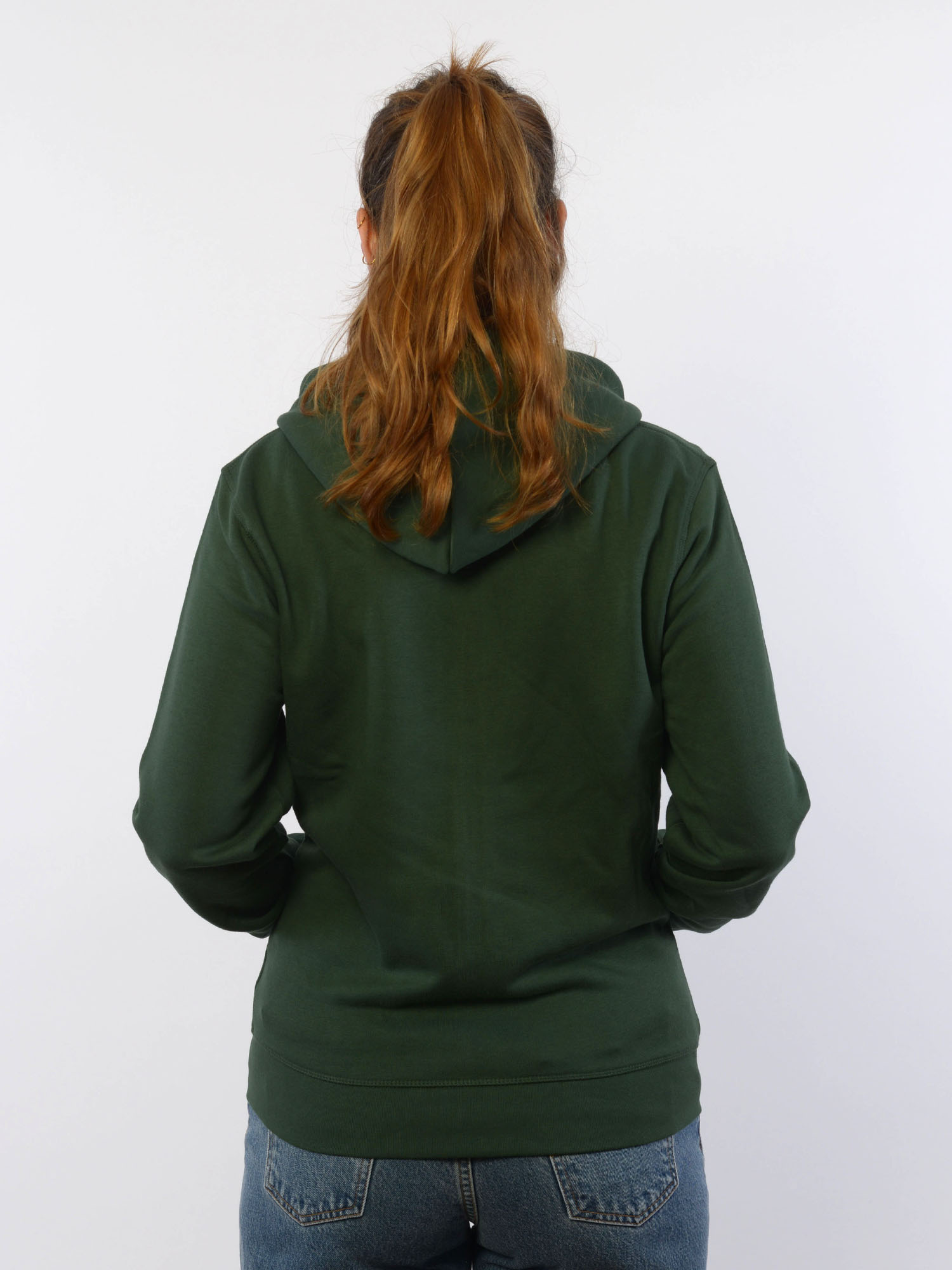 glore Sammie Zip Hoodie Bottle Green XS